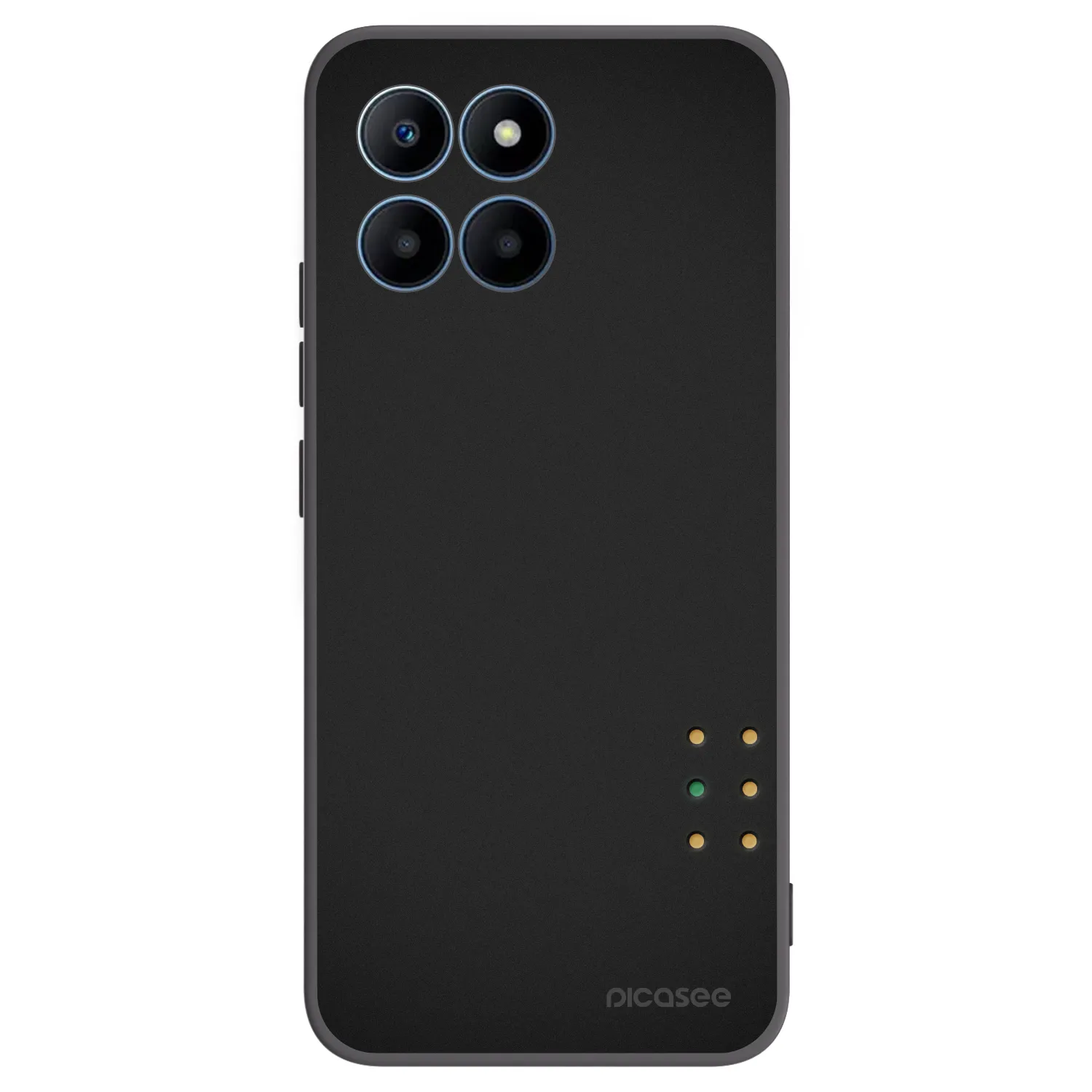 Picasee crna silikonska maskica za Honor 70 Lite - Pulse