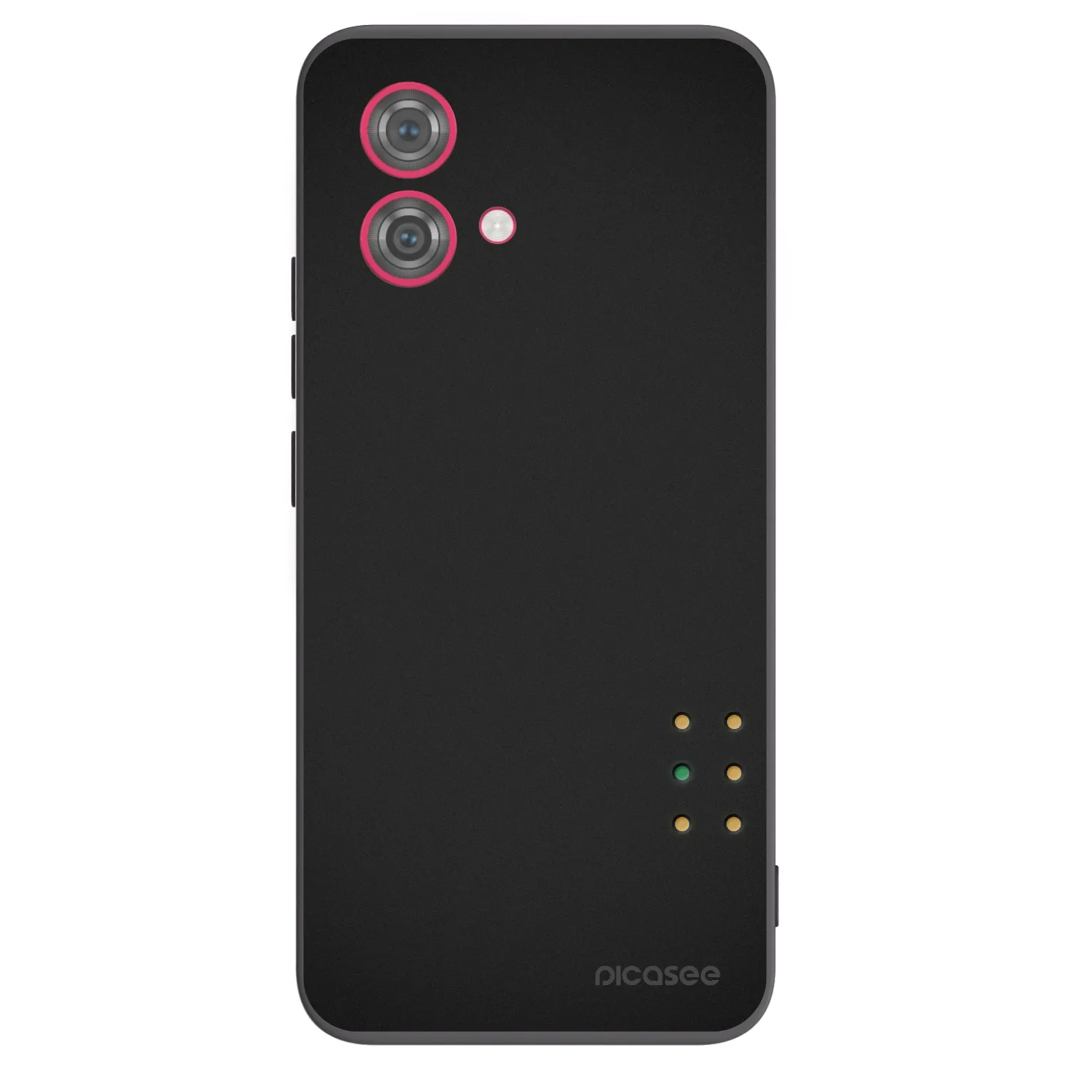 Picasee crna silikonska maskica za Motorola Moto G84 5G - Pulse