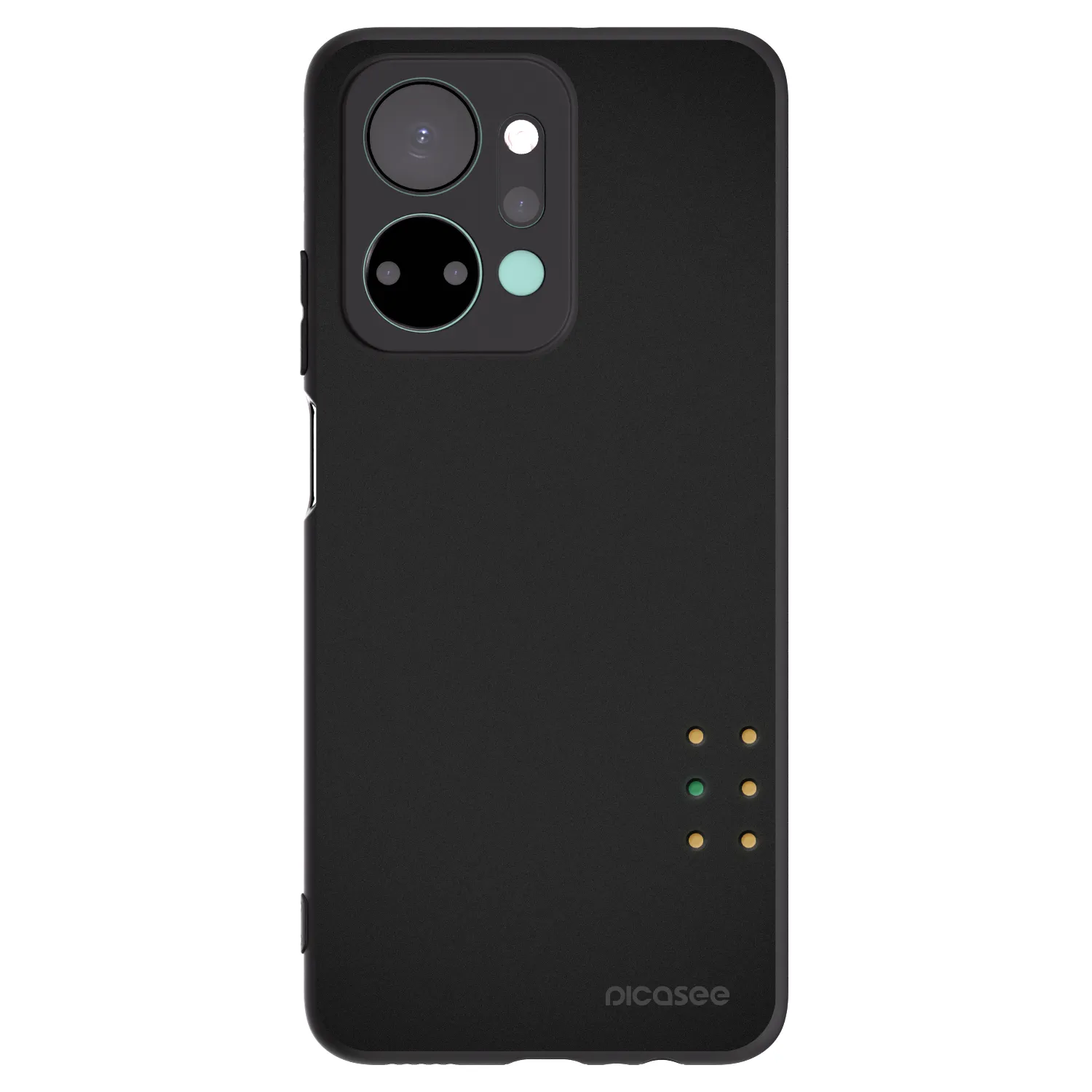 Picasee crna silikonska maskica za Honor X7a - Pulse