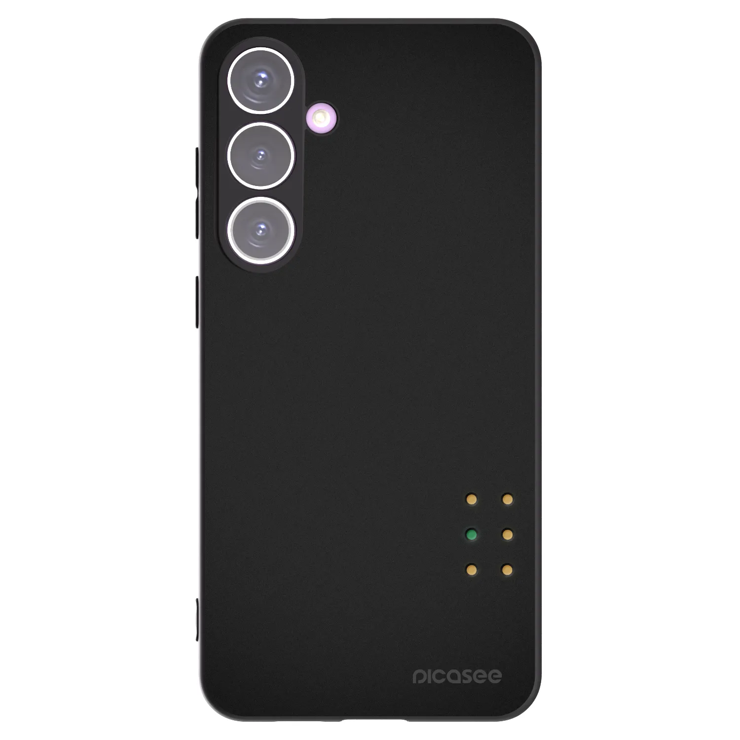 Picasee crna silikonska maskica za Samsung Galaxy S24+ S926B 5G - Pulse