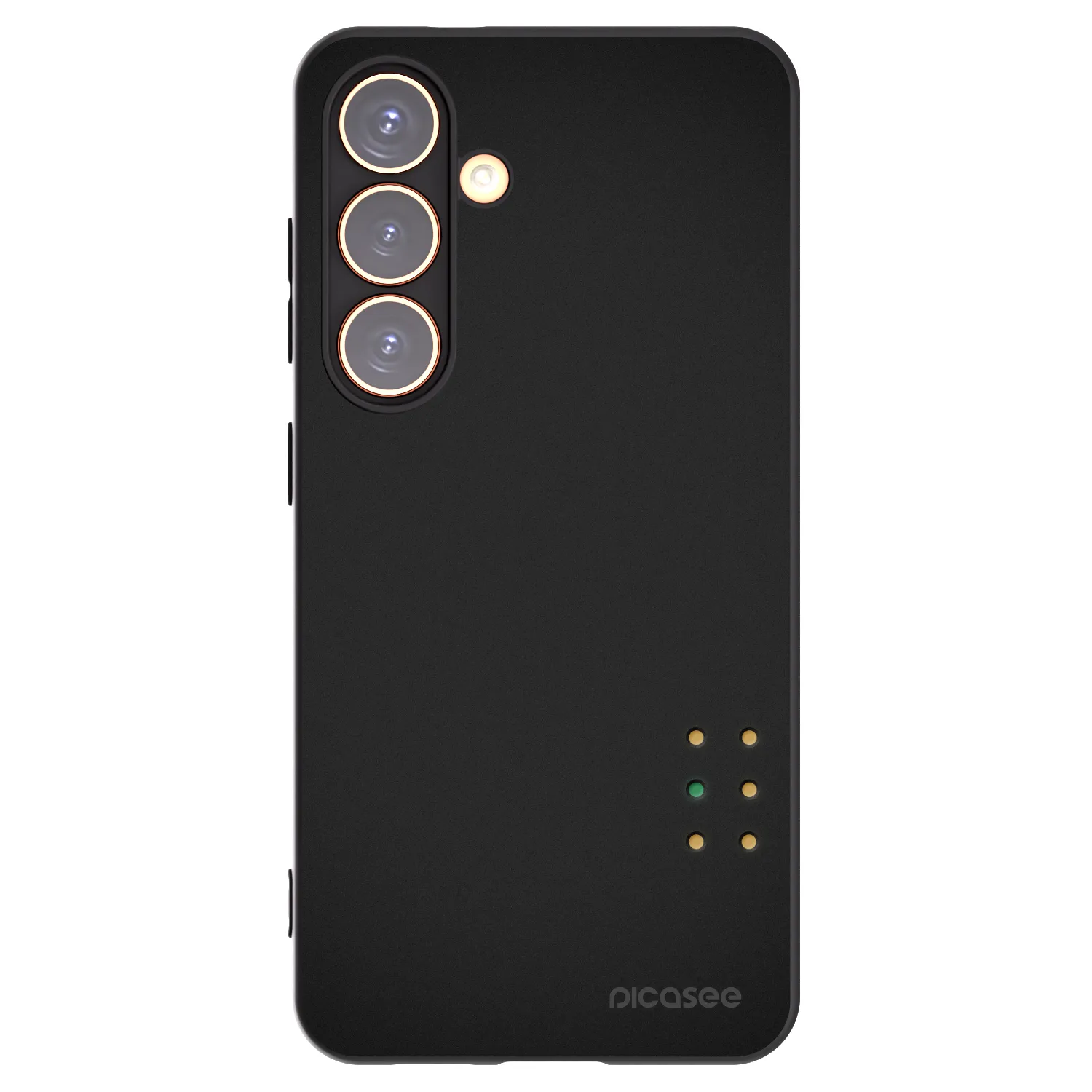Picasee crna silikonska maskica za Samsung Galaxy S24 S921B 5G - Pulse