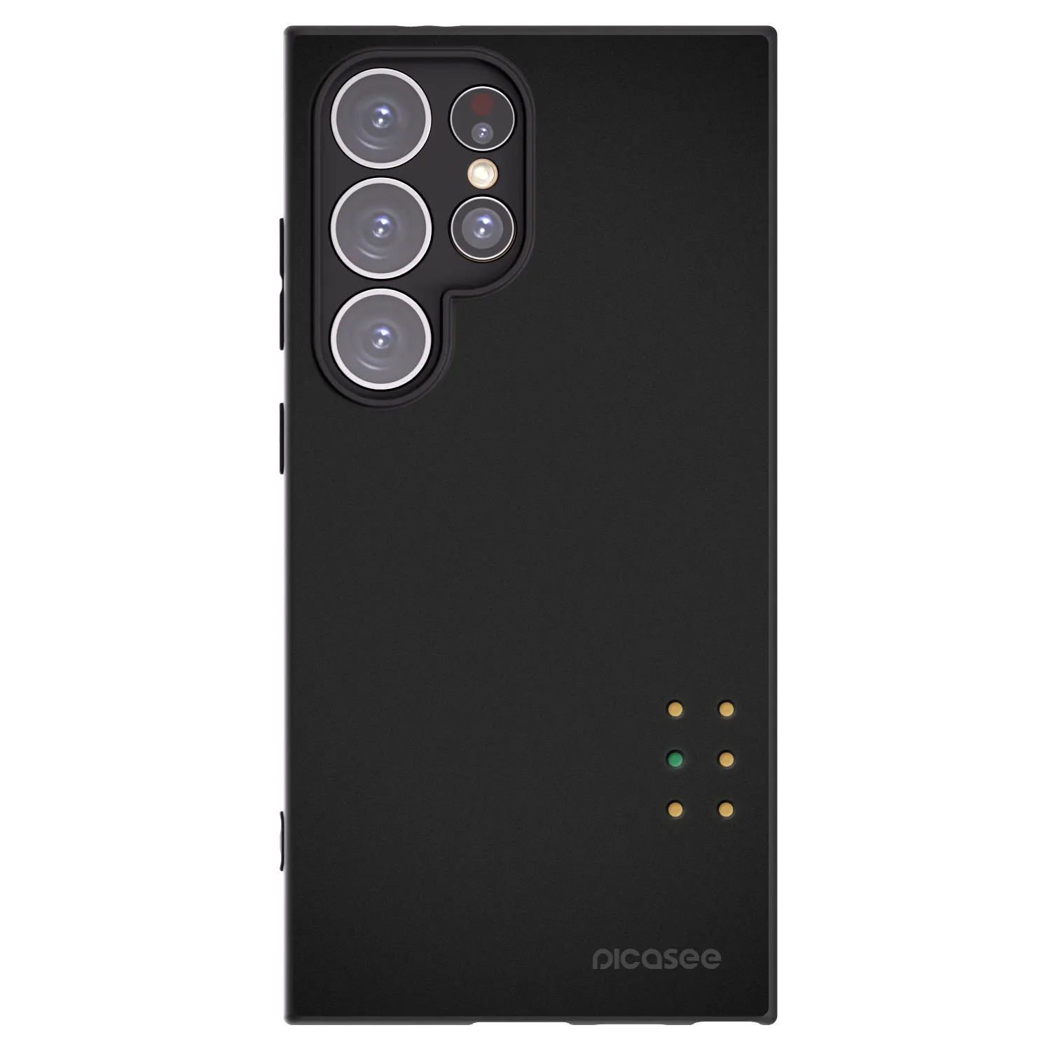 Picasee crna silikonska maskica za Samsung Galaxy S24 Ultra S928B 5G - Pulse