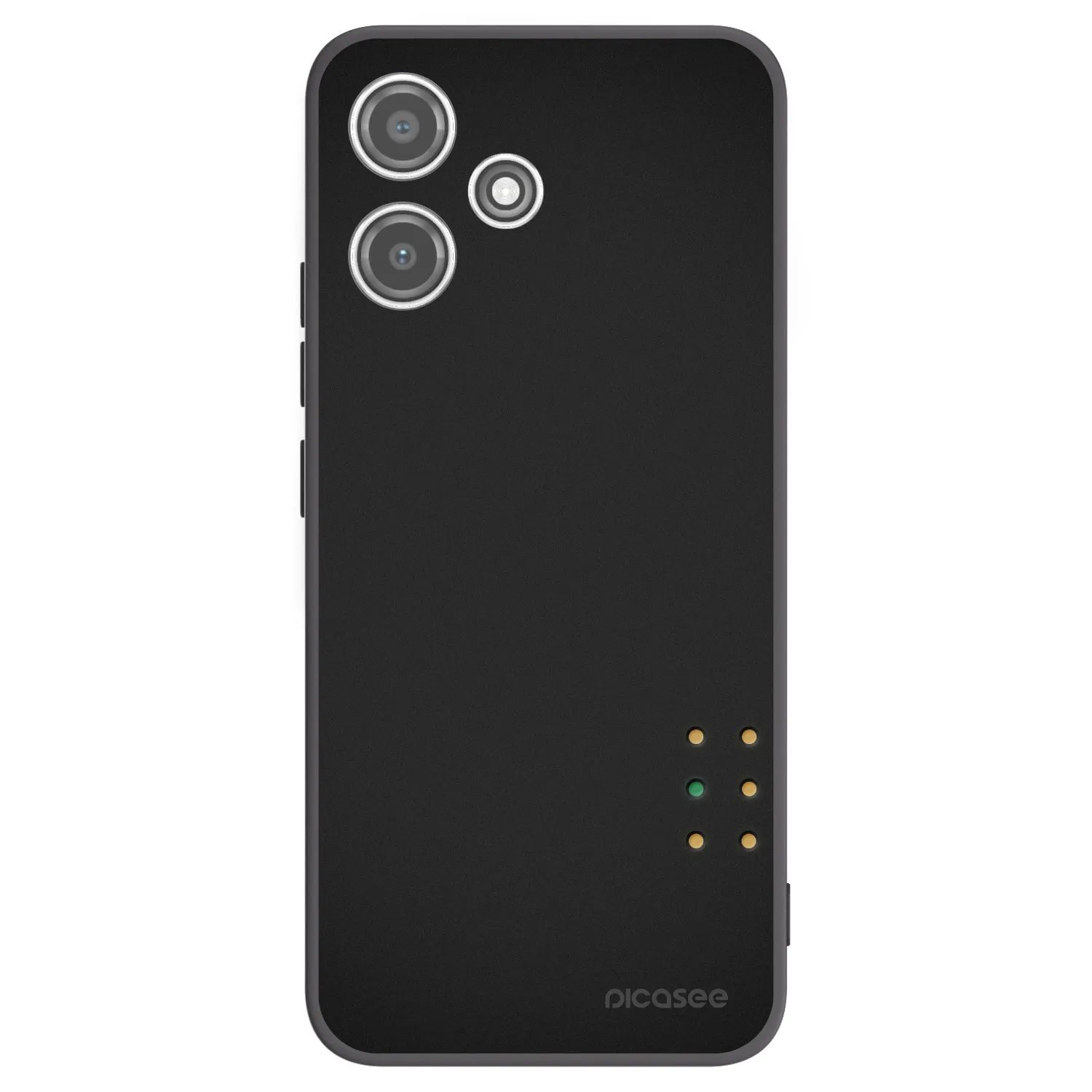 Picasee crna silikonska maskica za Xiaomi Redmi 12 5G - Pulse