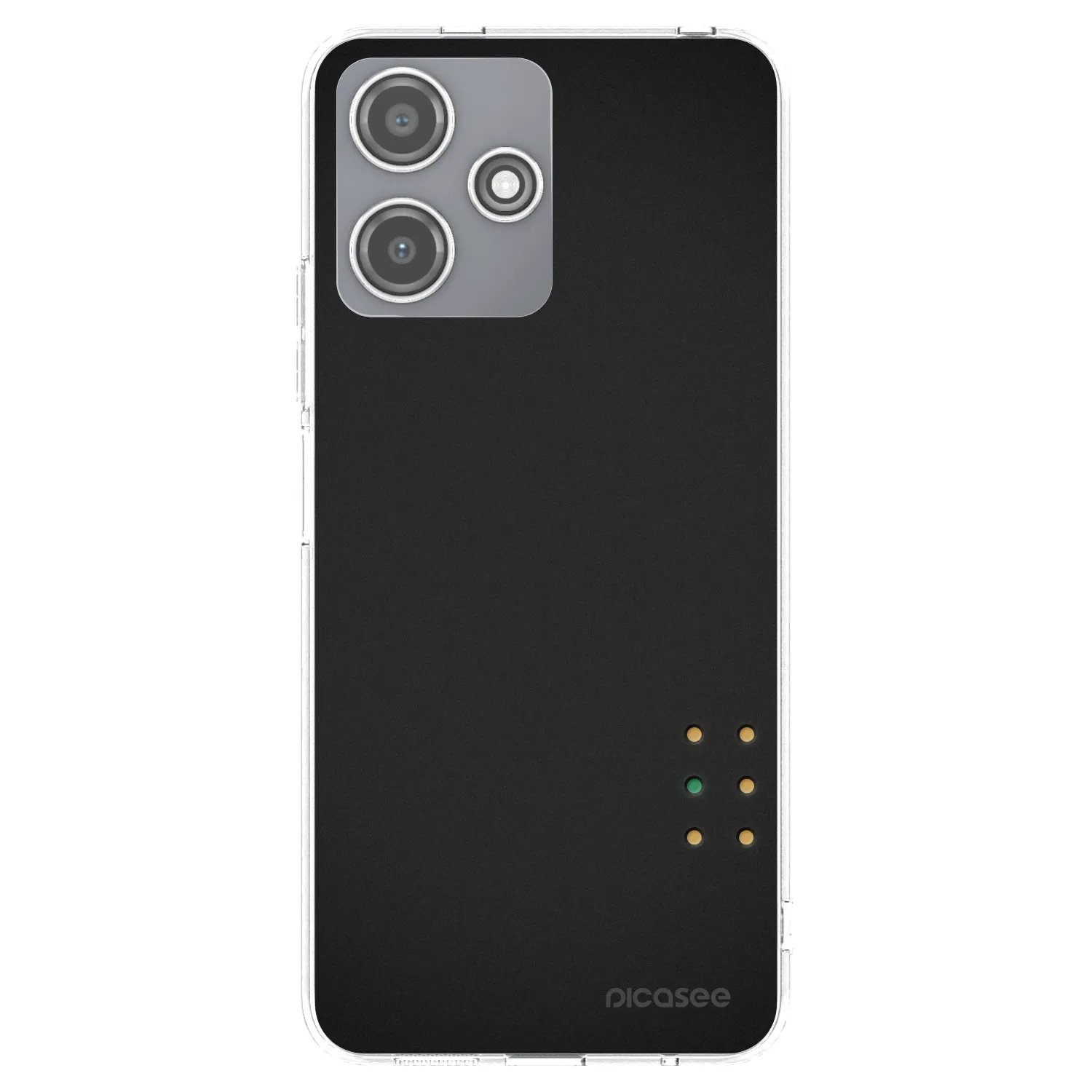 Picasee silikonska prozirna maskica za Xiaomi Redmi 12 5G - Pulse