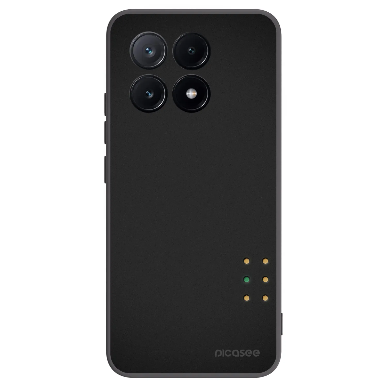 Picasee crna silikonska maskica za Xiaomi Poco X6 Pro - Pulse