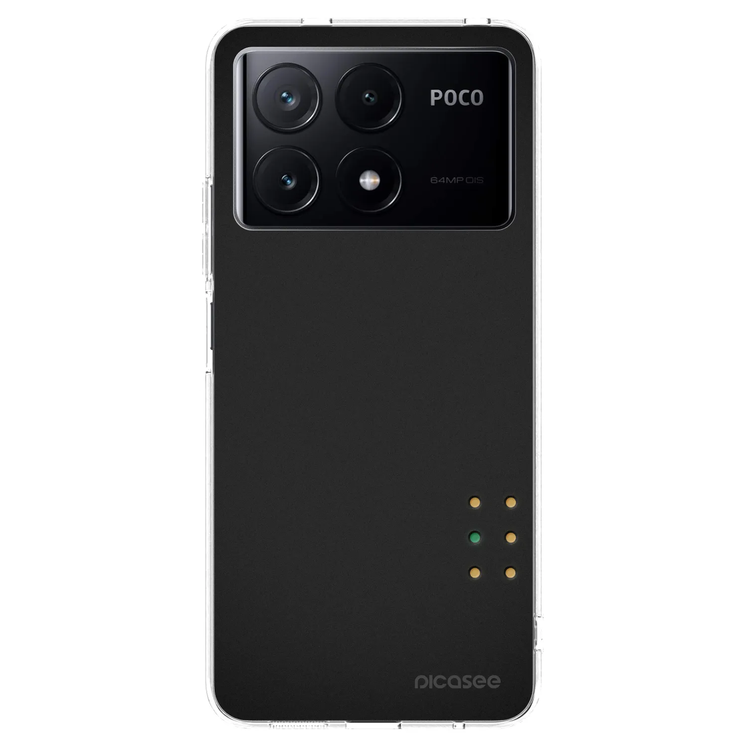 Picasee silikonska prozirna maskica za Xiaomi Poco X6 Pro - Pulse