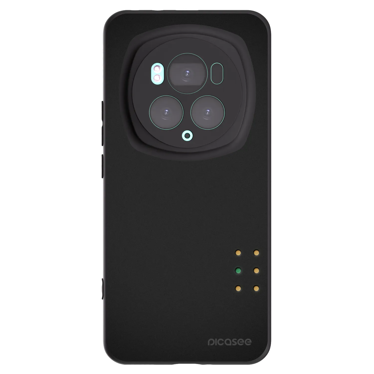 Picasee crna silikonska maskica za Honor Magic6 Pro - Pulse