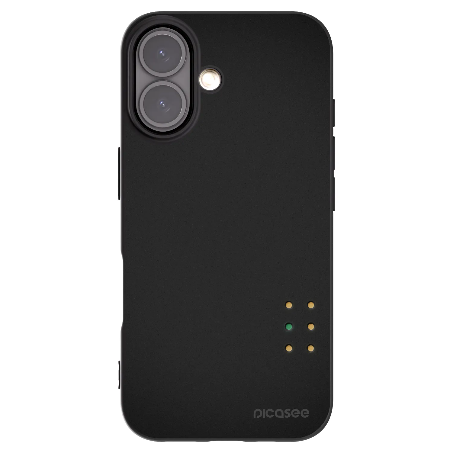 Picasee crna silikonska maskica za Apple iPhone 16 - Pulse