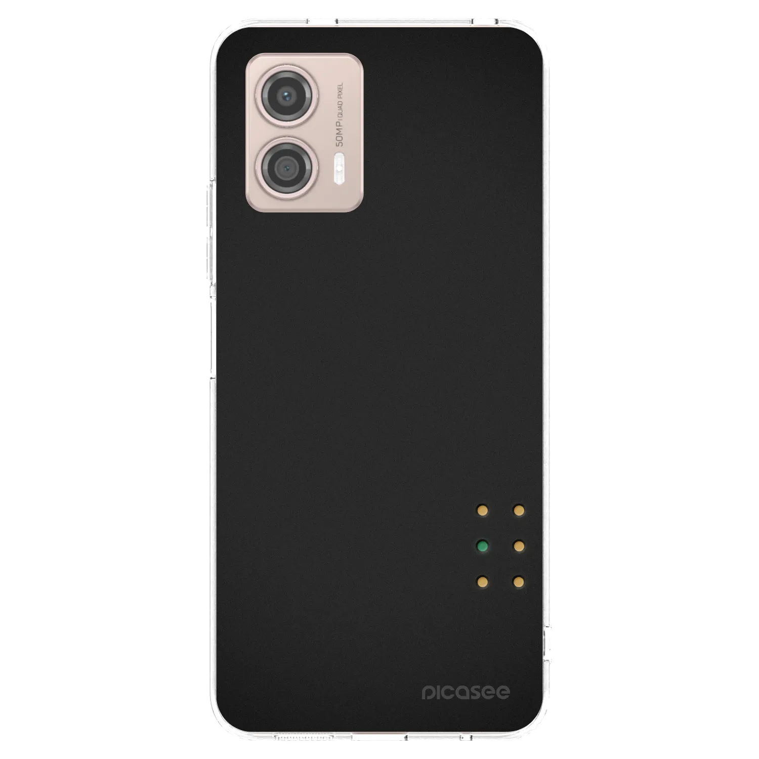 Picasee silikonska prozirna maskica za Motorola Moto G53 5G - Pulse