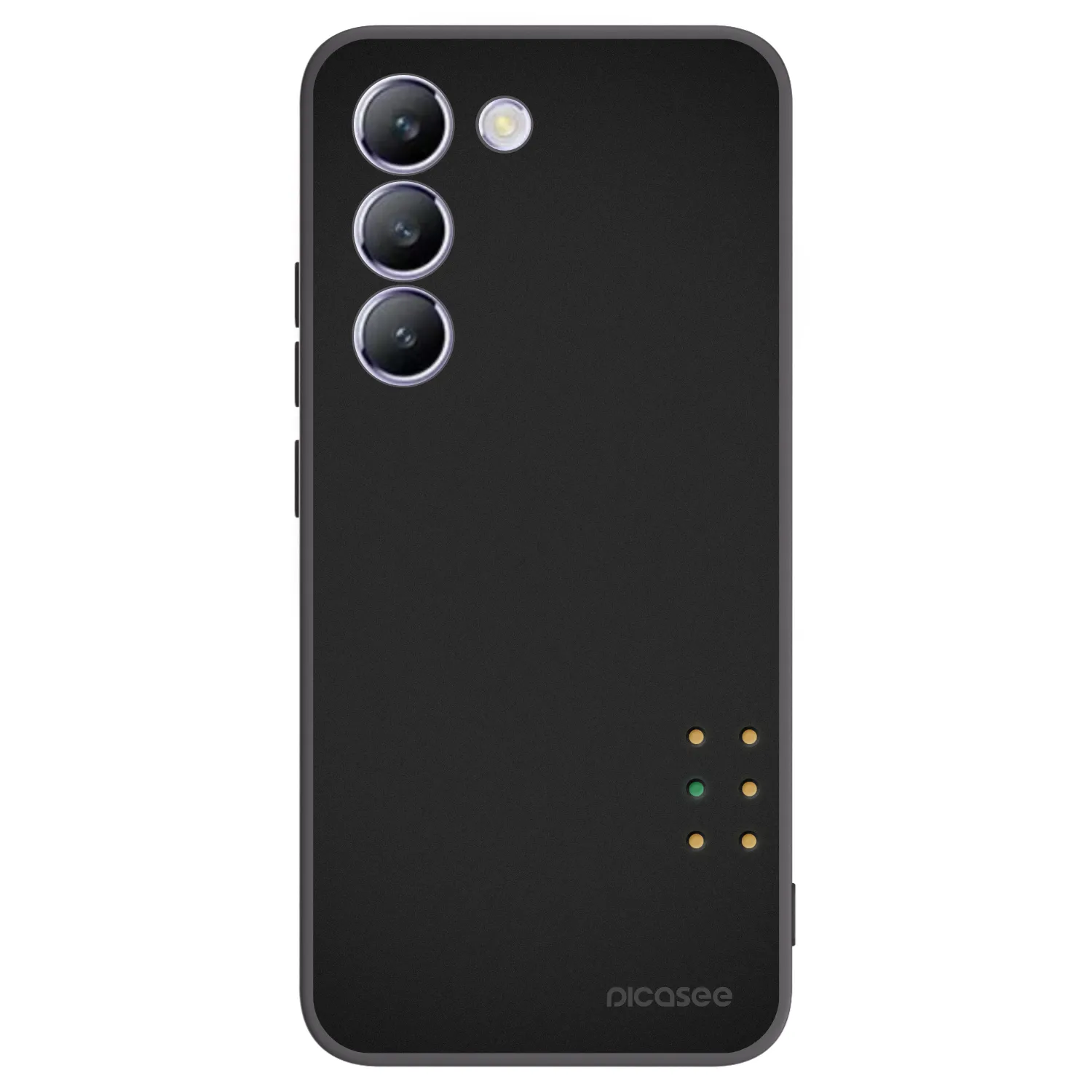 Picasee crna silikonska maskica za Vivo V40 SE 5G - Pulse