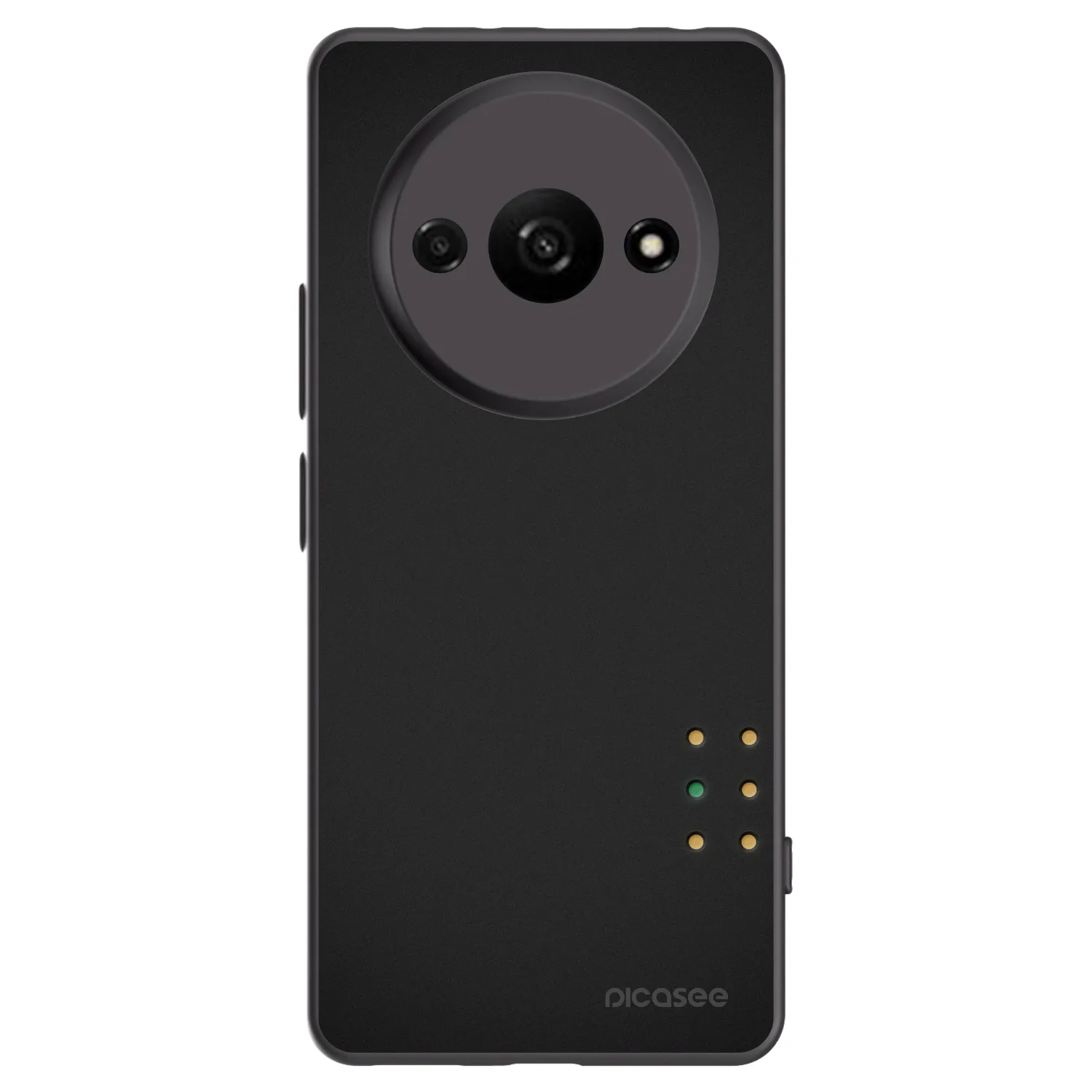 Picasee crna silikonska maskica za Xiaomi Redmi A3 - Pulse