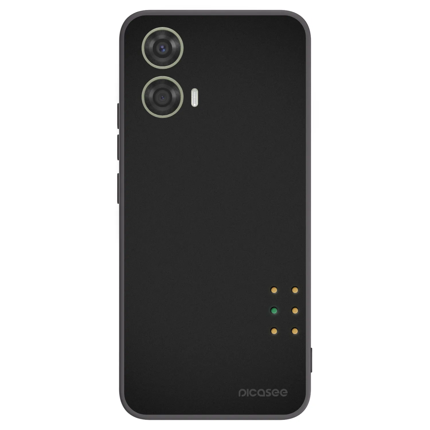 Picasee crna silikonska maskica za Motorola Moto G24 - Pulse