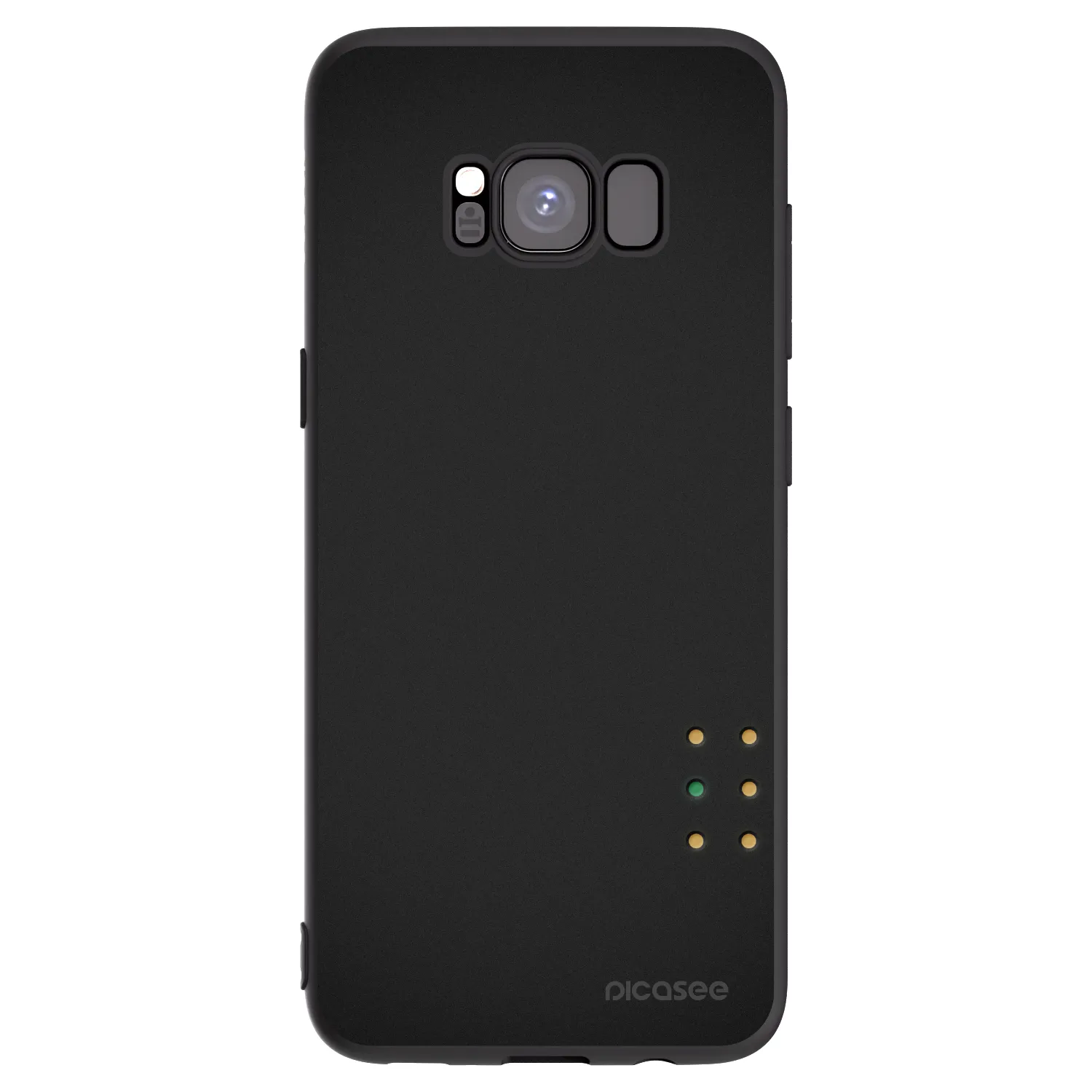 Picasee crna silikonska maskica za Samsung Galaxy S8 G950F - Pulse