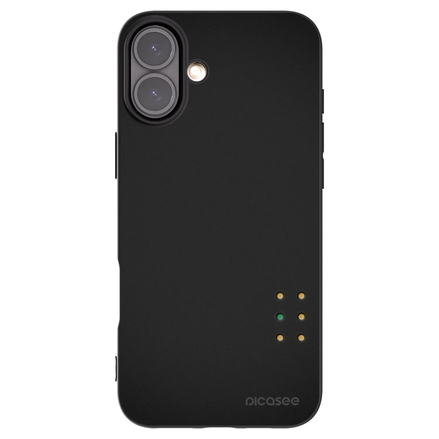 Picasee crna silikonska maskica za Apple iPhone 16 Plus - Pulse