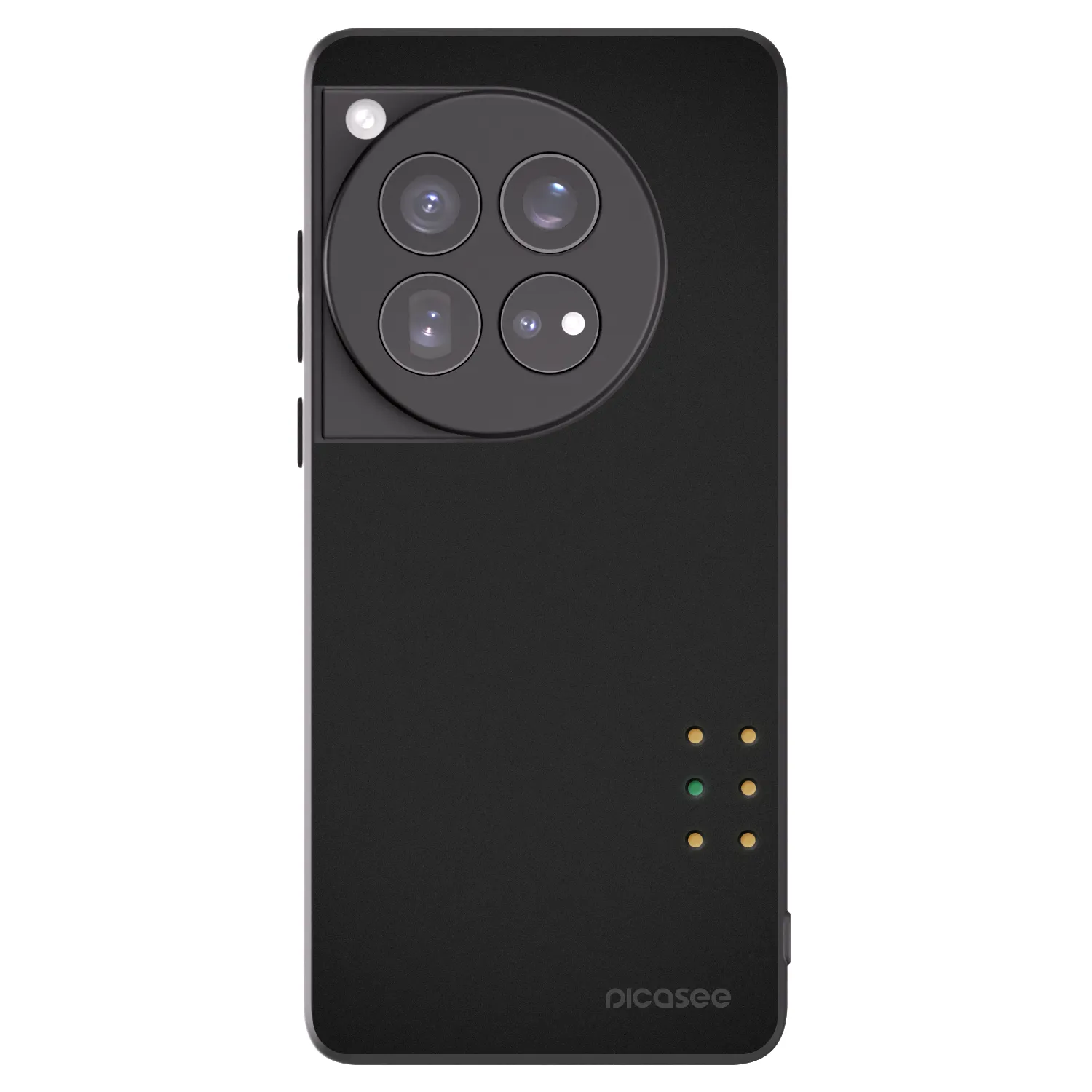 Picasee crna silikonska maskica za OnePlus 12 5G - Pulse