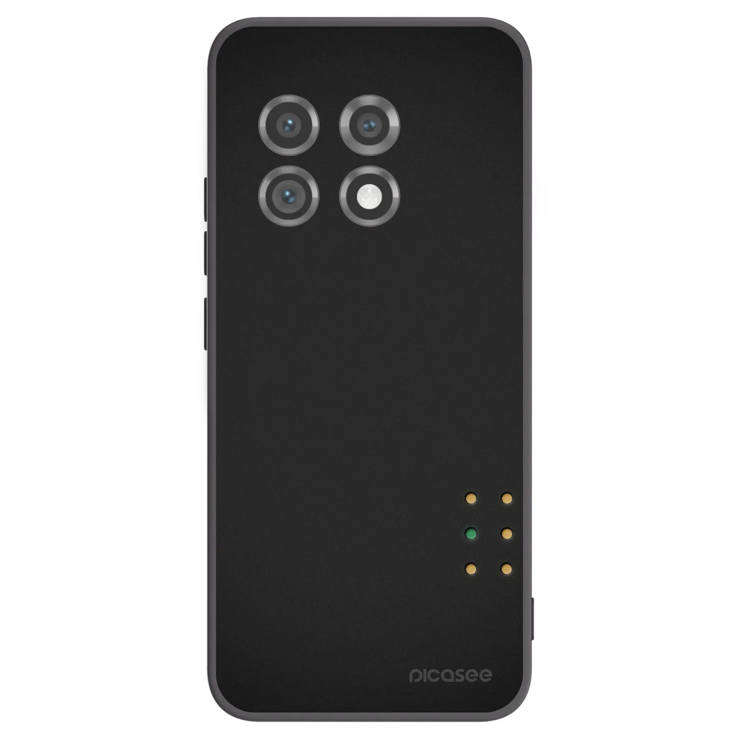 Picasee crna silikonska maskica za OnePlus 11 5G - Pulse