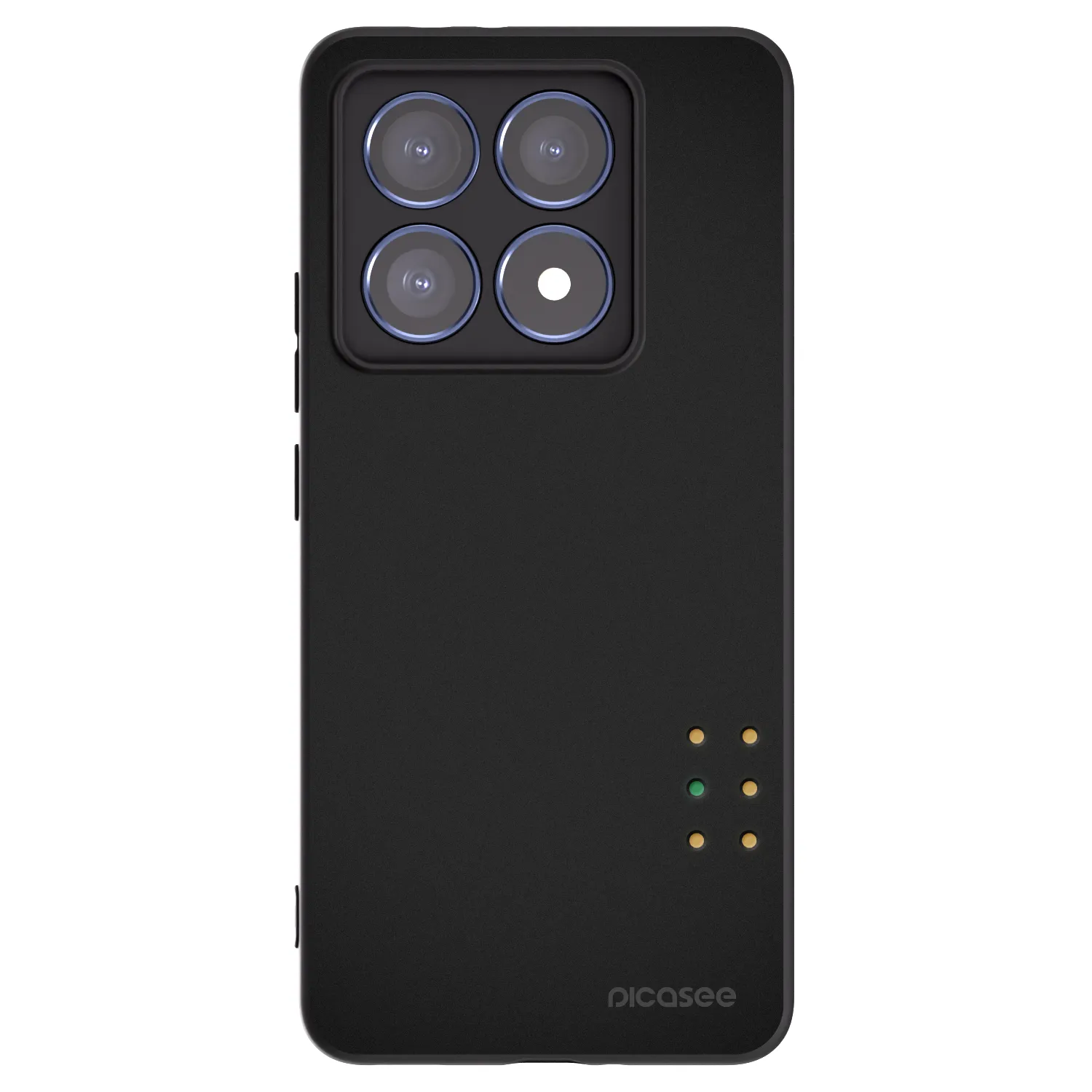 Picasee crna silikonska maskica za Xiaomi 14T Pro - Pulse
