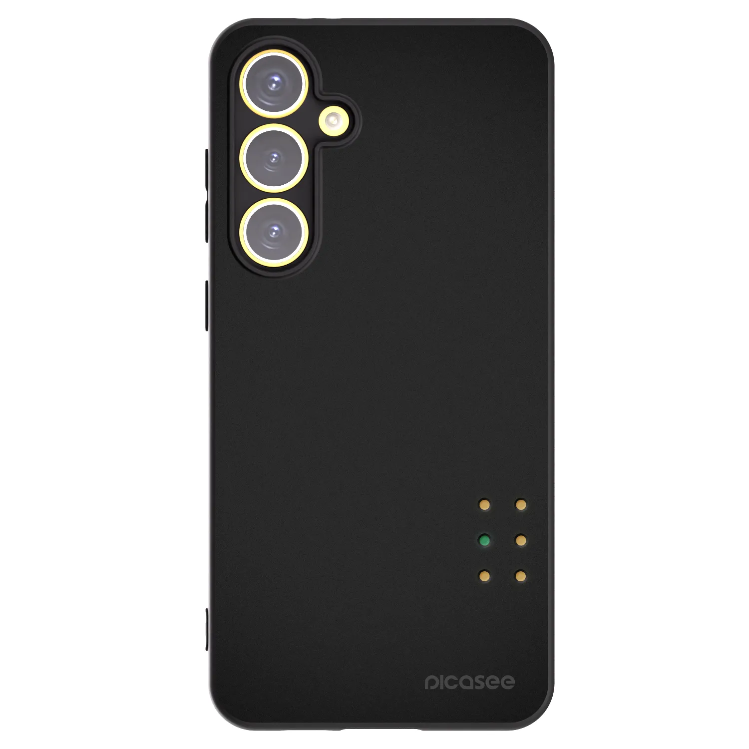 Picasee crna silikonska maskica za Samsung Galaxy S24 FE S721B - Pulse