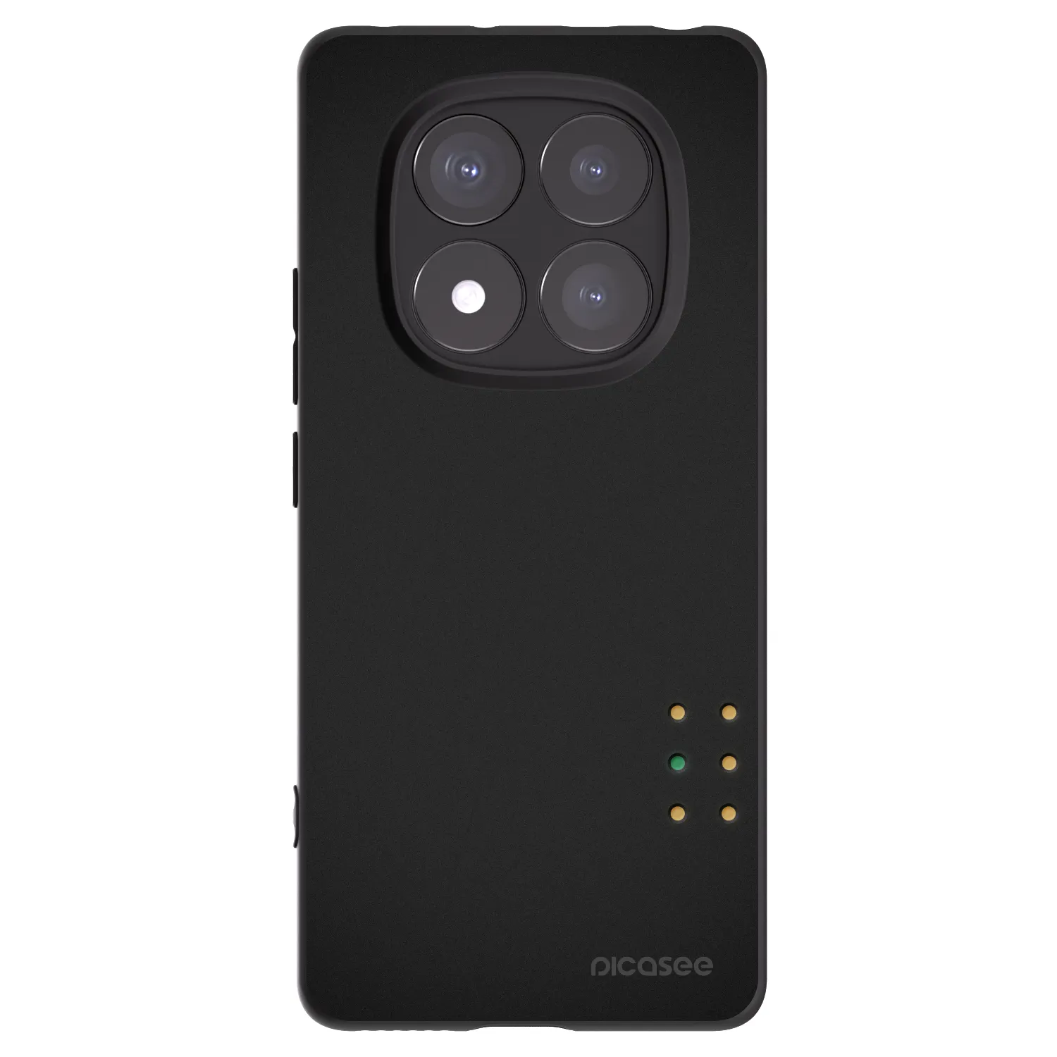 Picasee crna silikonska maskica za Xiaomi Redmi Note 14 Pro 5G - Pulse