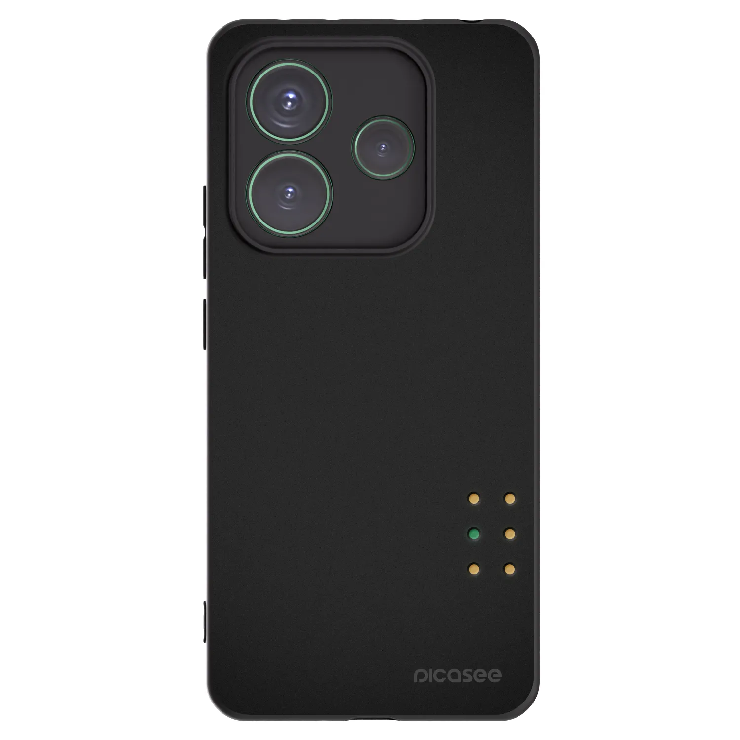 Picasee crna silikonska maskica za Xiaomi Redmi Note 14 5G - Pulse