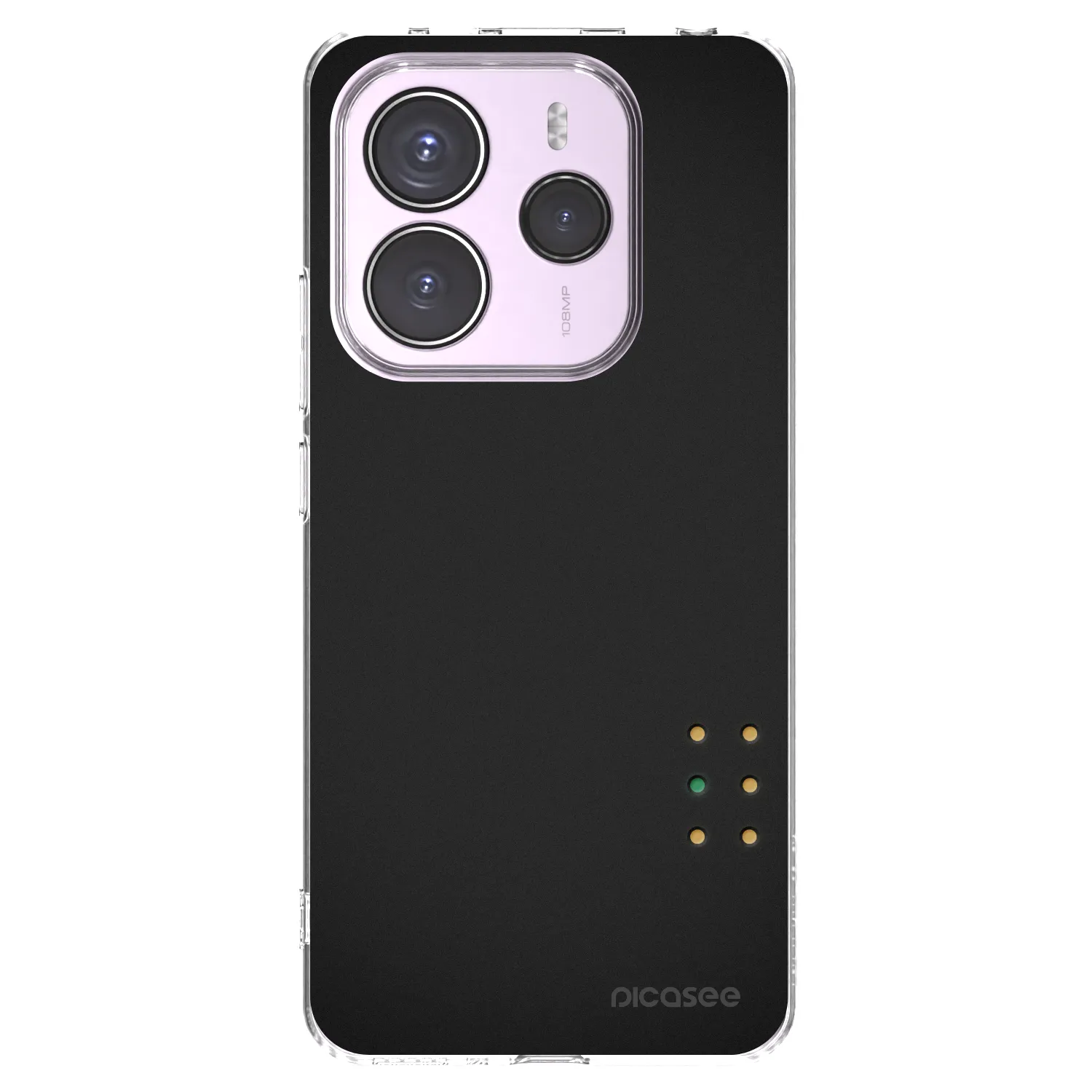 Picasee silikonska prozirna maskica za Xiaomi Redmi Note 14 5G - Pulse