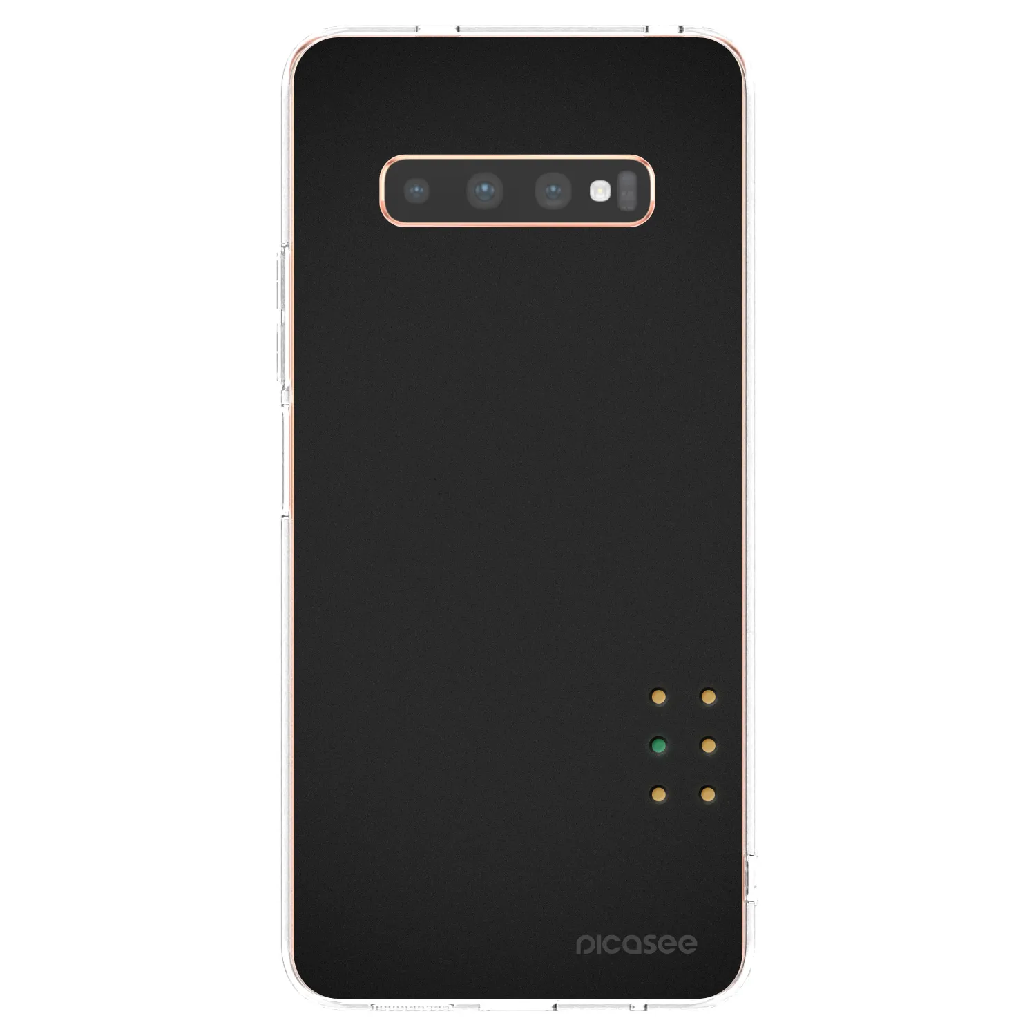 Picasee silikonska prozirna maskica za Samsung Galaxy S10 Plus G975 - Pulse