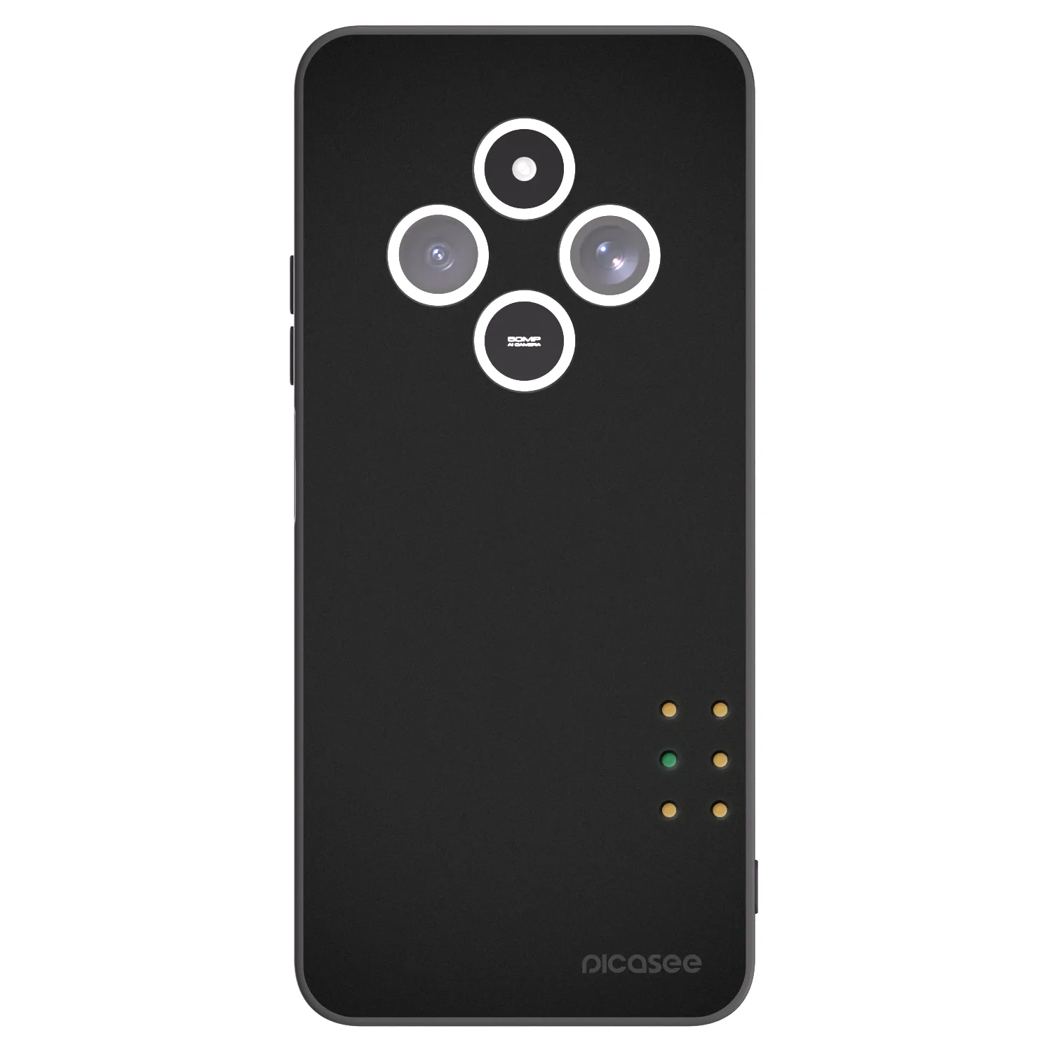 Picasee crna silikonska maskica za Xiaomi Redmi 14C - Pulse
