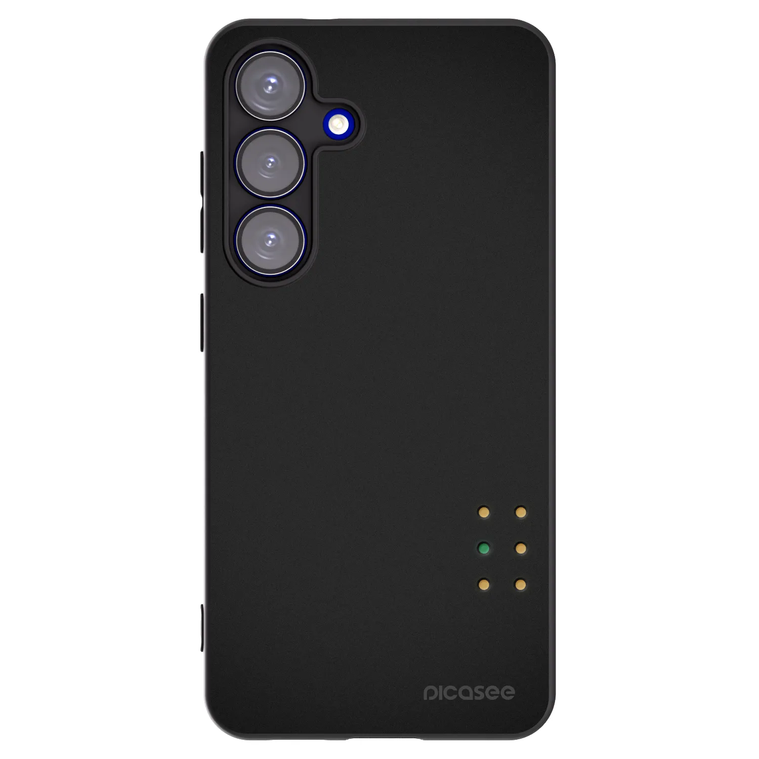 Picasee crna silikonska maskica za Samsung Galaxy S25 5G - Pulse