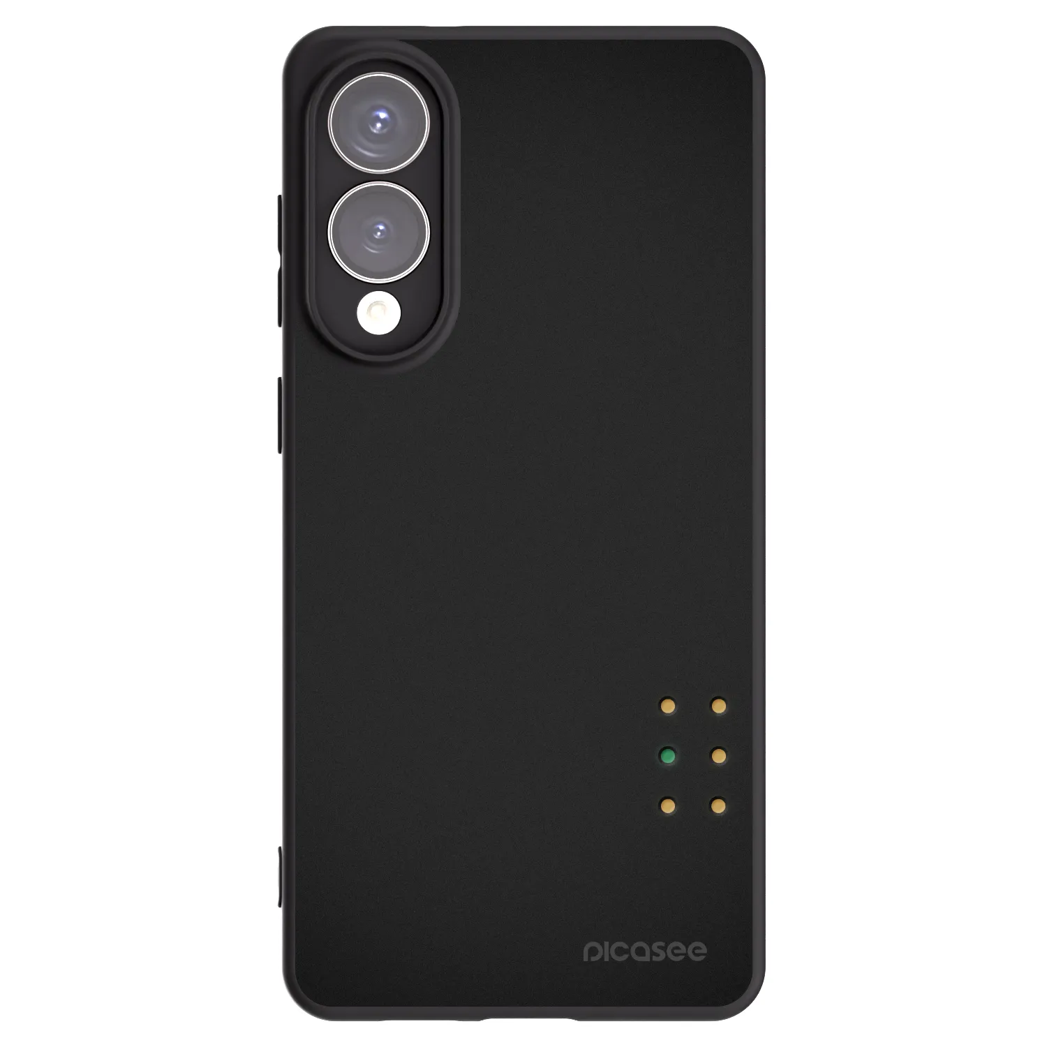 Picasee crna silikonska maskica za Samsung Galaxy S25 Edge 5G - Pulse