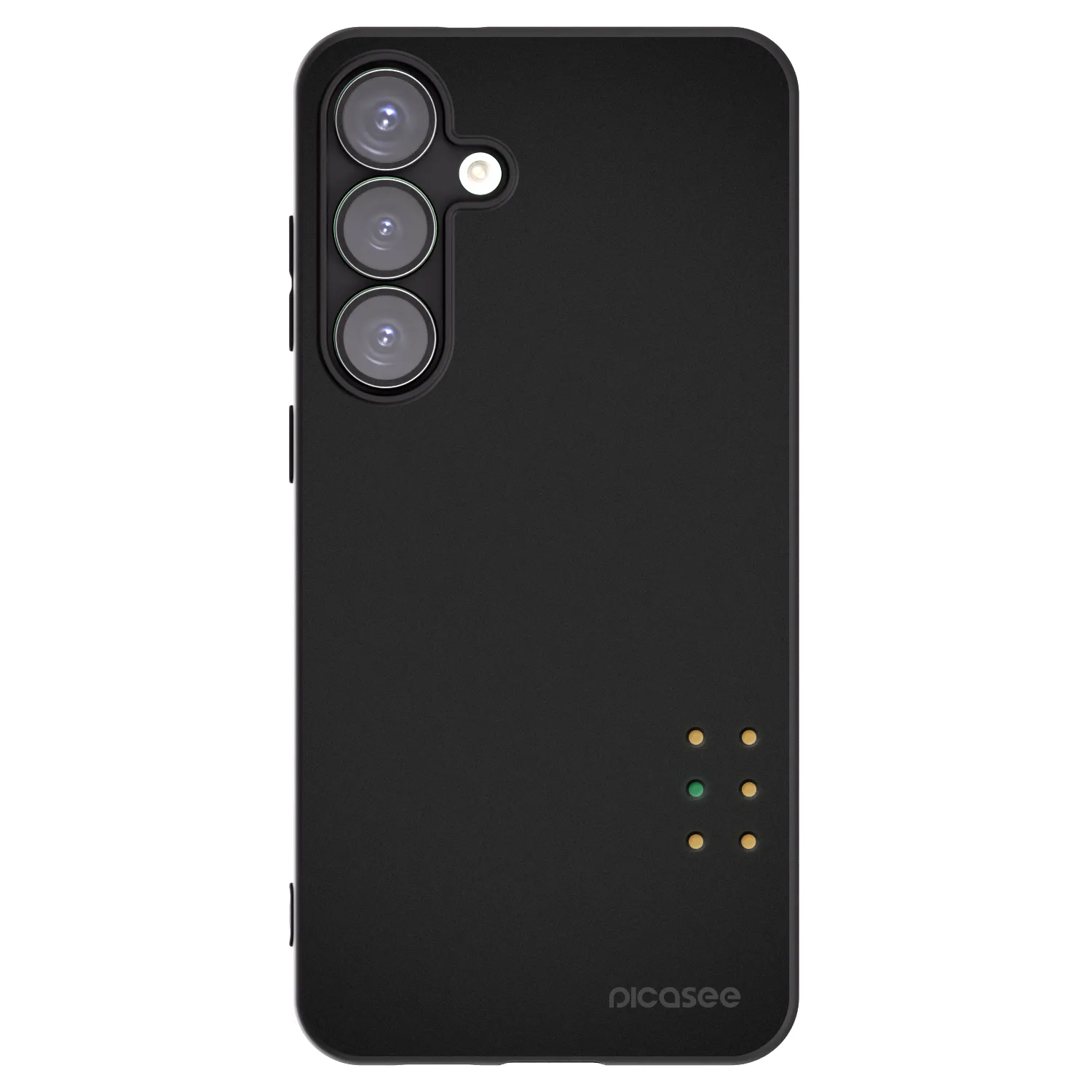 Picasee crna silikonska maskica za Samsung Galaxy S25+ 5G - Pulse