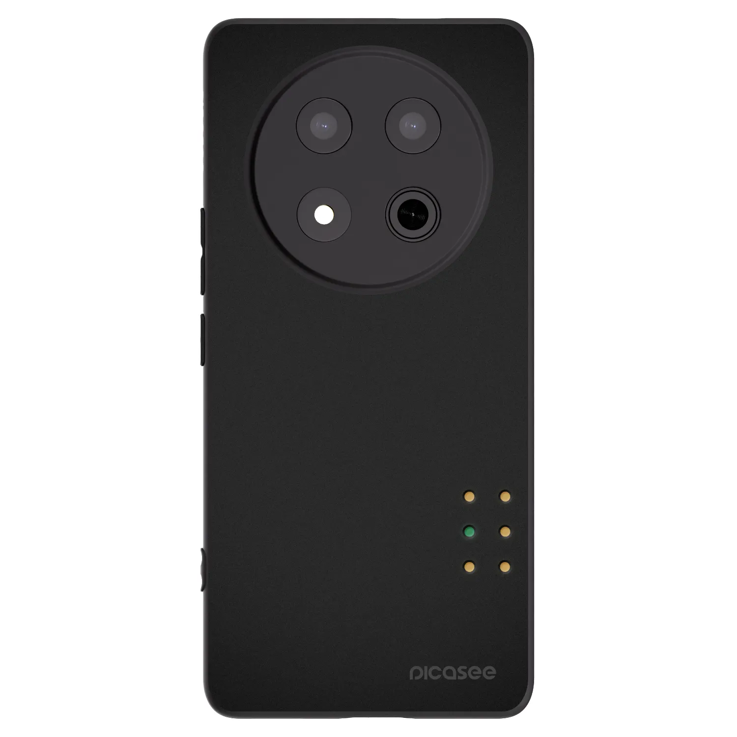 Picasee crna silikonska maskica za Honor Magic7 Lite 5G - Pulse