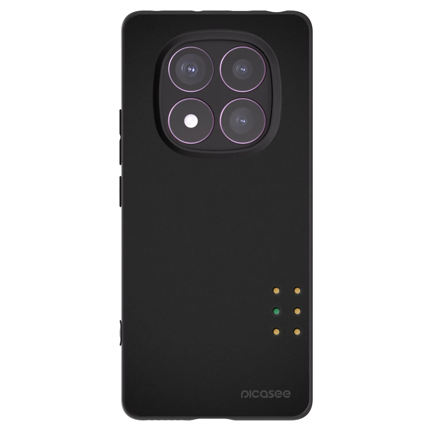 Picasee crna silikonska maskica za Xiaomi Redmi Note 14 Pro 4G - Pulse