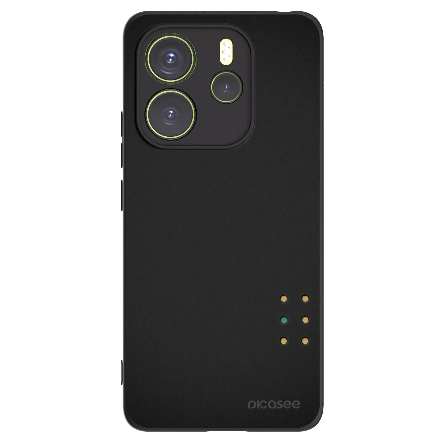 Picasee crna silikonska maskica za Xiaomi Redmi Note 14 4G - Pulse