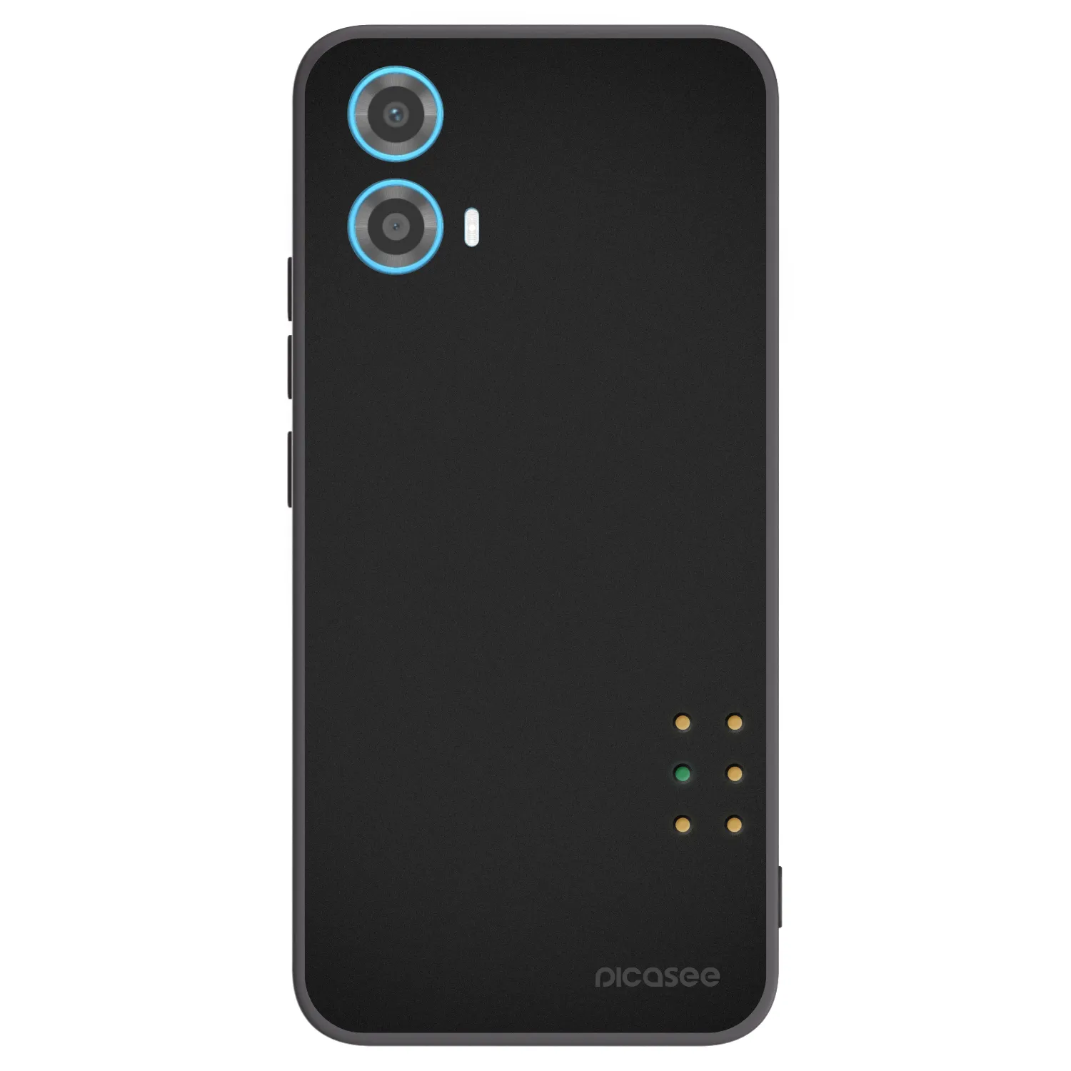 Picasee crna silikonska maskica za Motorola Moto G34 5G - Pulse