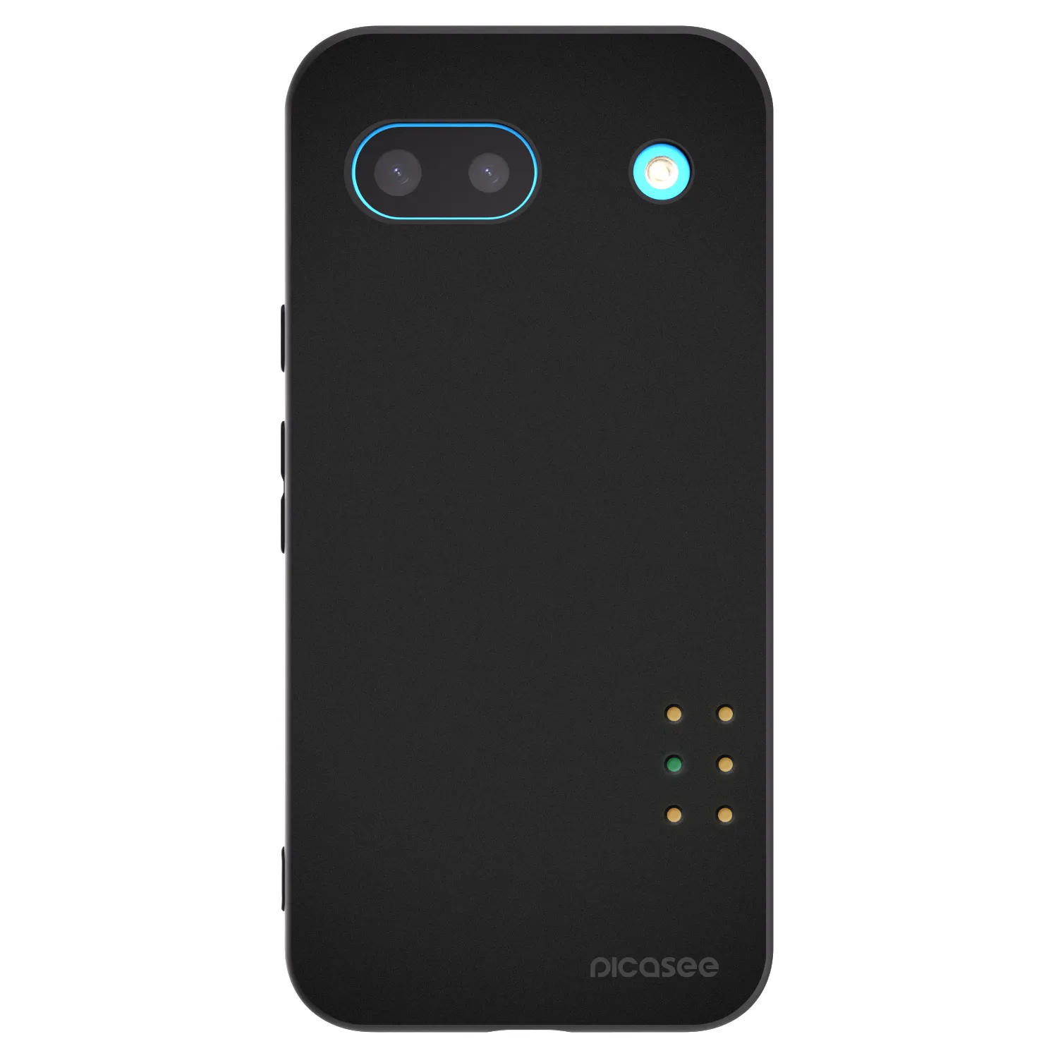 Picasee crna silikonska maskica za Google Pixel 8a - Pulse