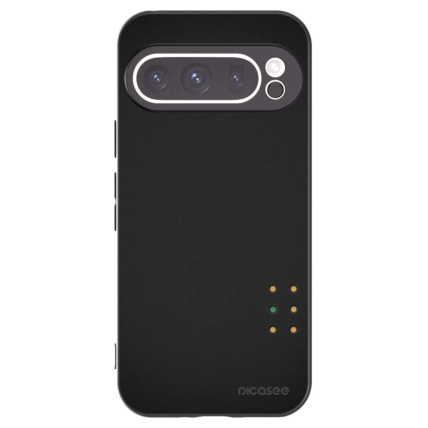 Picasee crna silikonska maskica za Google Pixel 9 Pro - Pulse