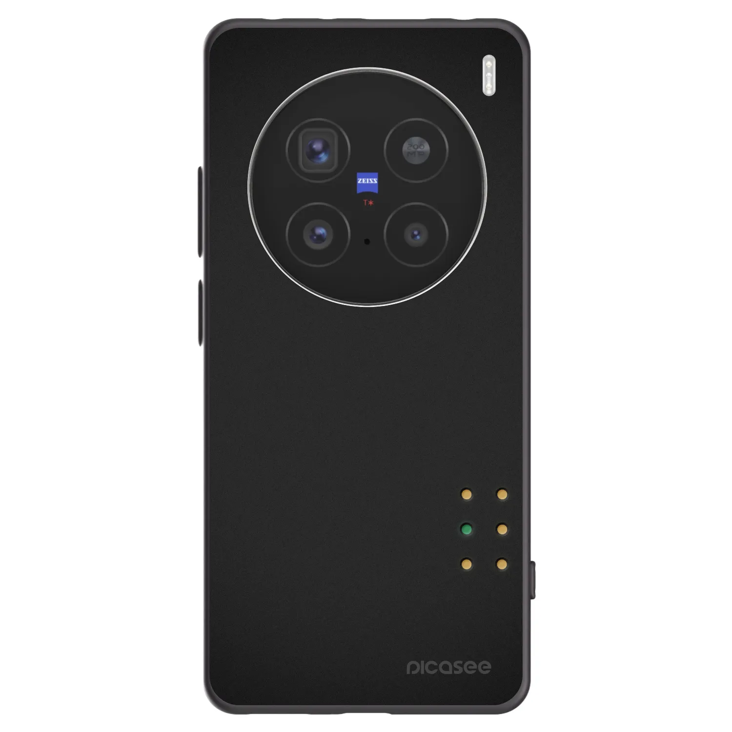 Picasee crna silikonska maskica za Vivo X200 Pro - Pulse
