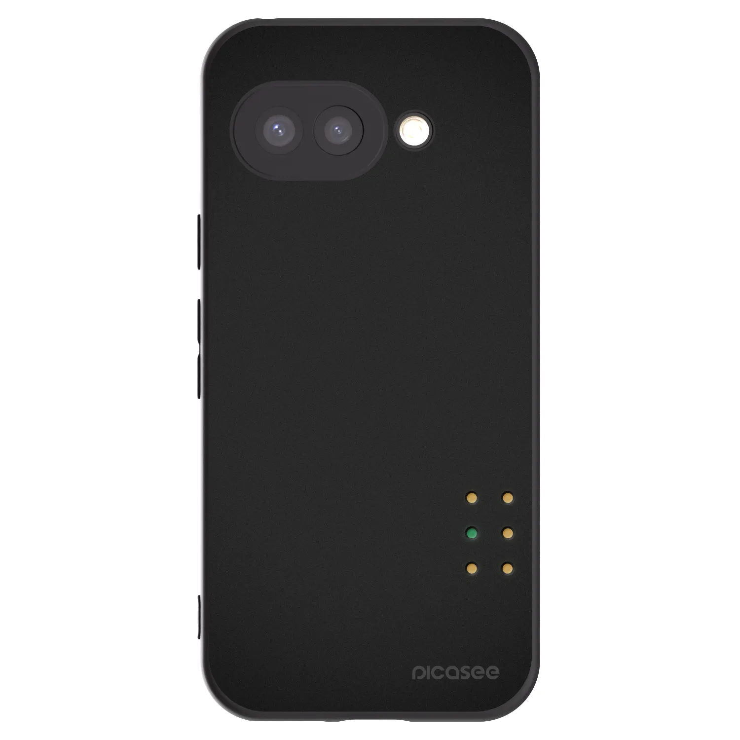 Picasee crna silikonska maskica za Google Pixel 9a - Pulse