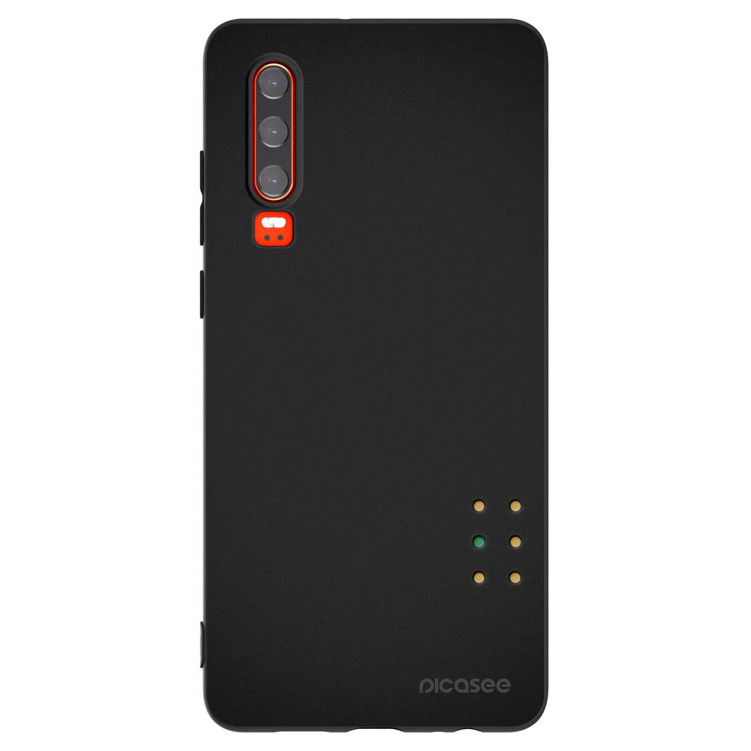 Picasee crna silikonska maskica za Huawei P30 - Pulse
