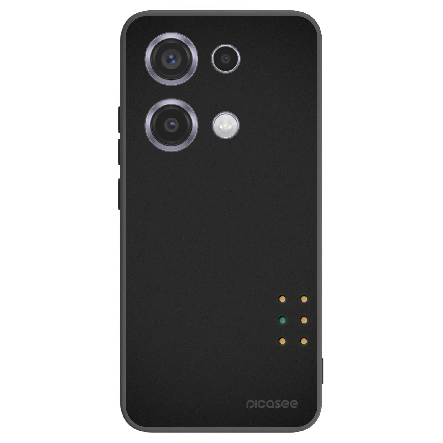 Picasee crna silikonska maskica za Xiaomi Redmi Note 14S - Pulse