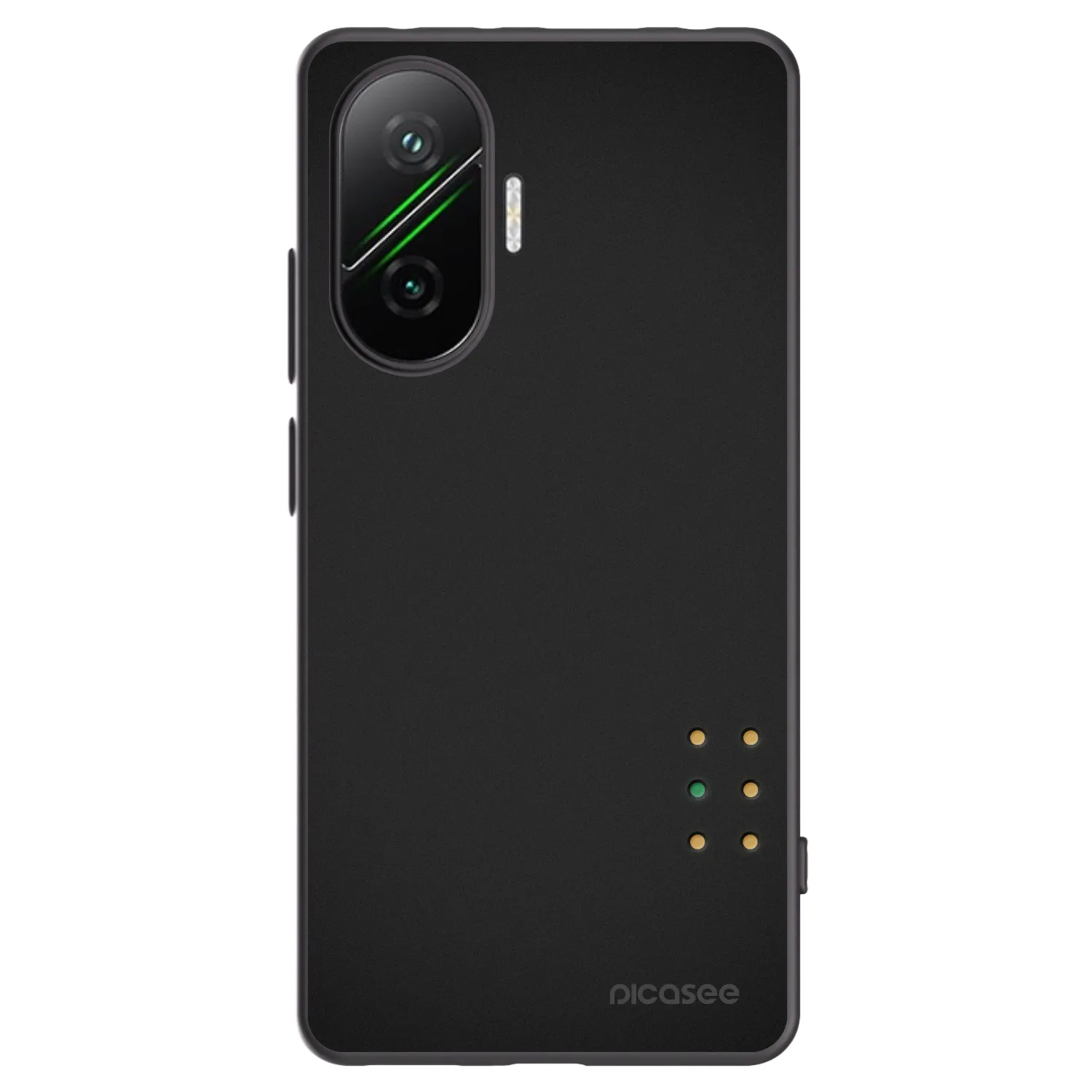 Picasee crna silikonska maskica za Xiaomi Poco F7 5G - Pulse