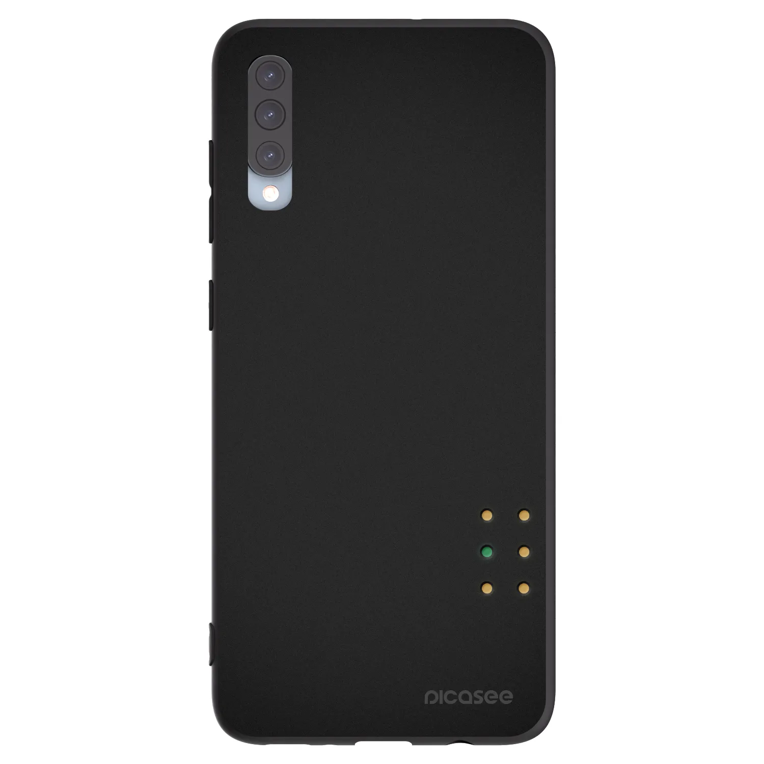 Picasee crna silikonska maskica za Samsung Galaxy A70 A705F - Pulse