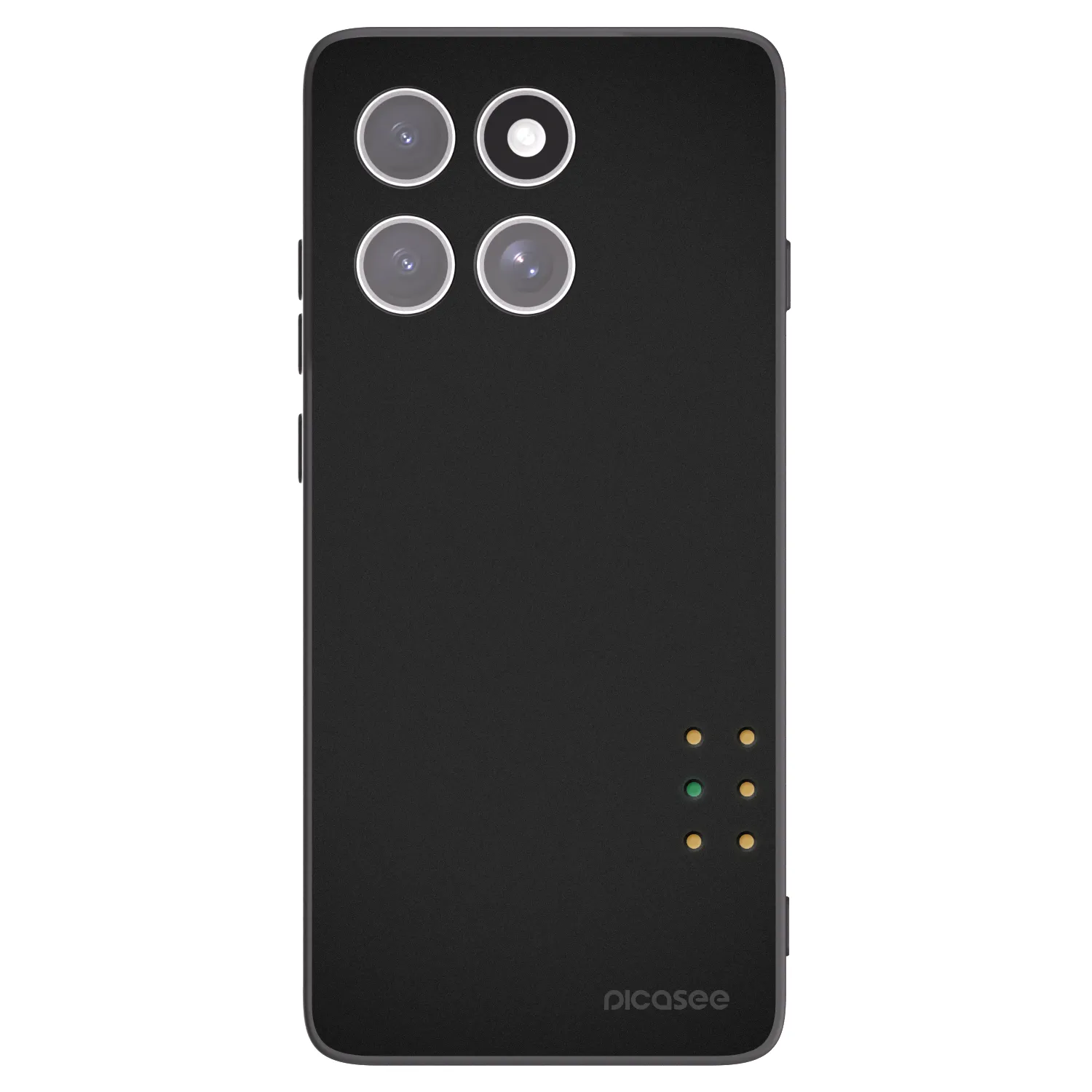 Picasee crna silikonska maskica za Motorola Edge 60 Pro - Pulse