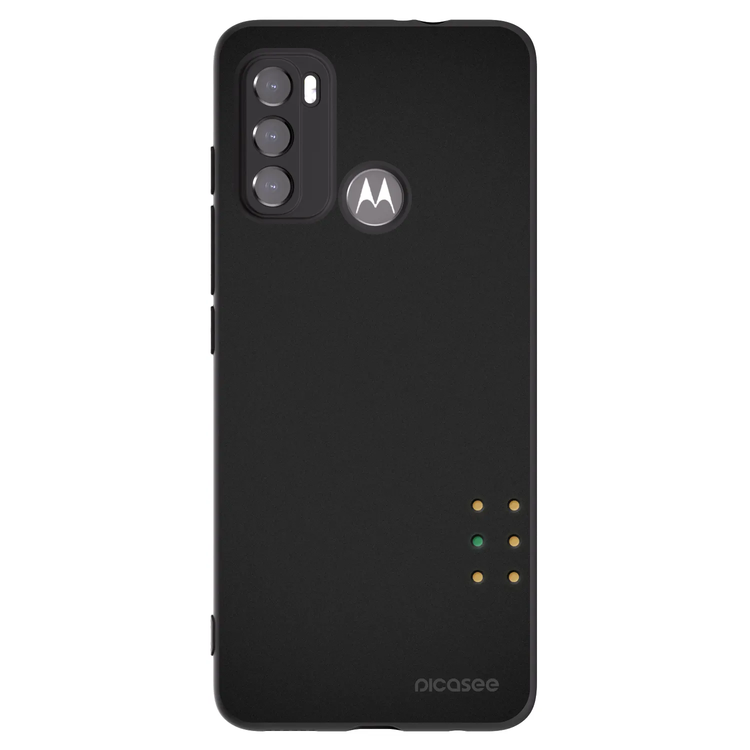 Picasee crna silikonska maskica za Motorola Edge 60 5G - Pulse