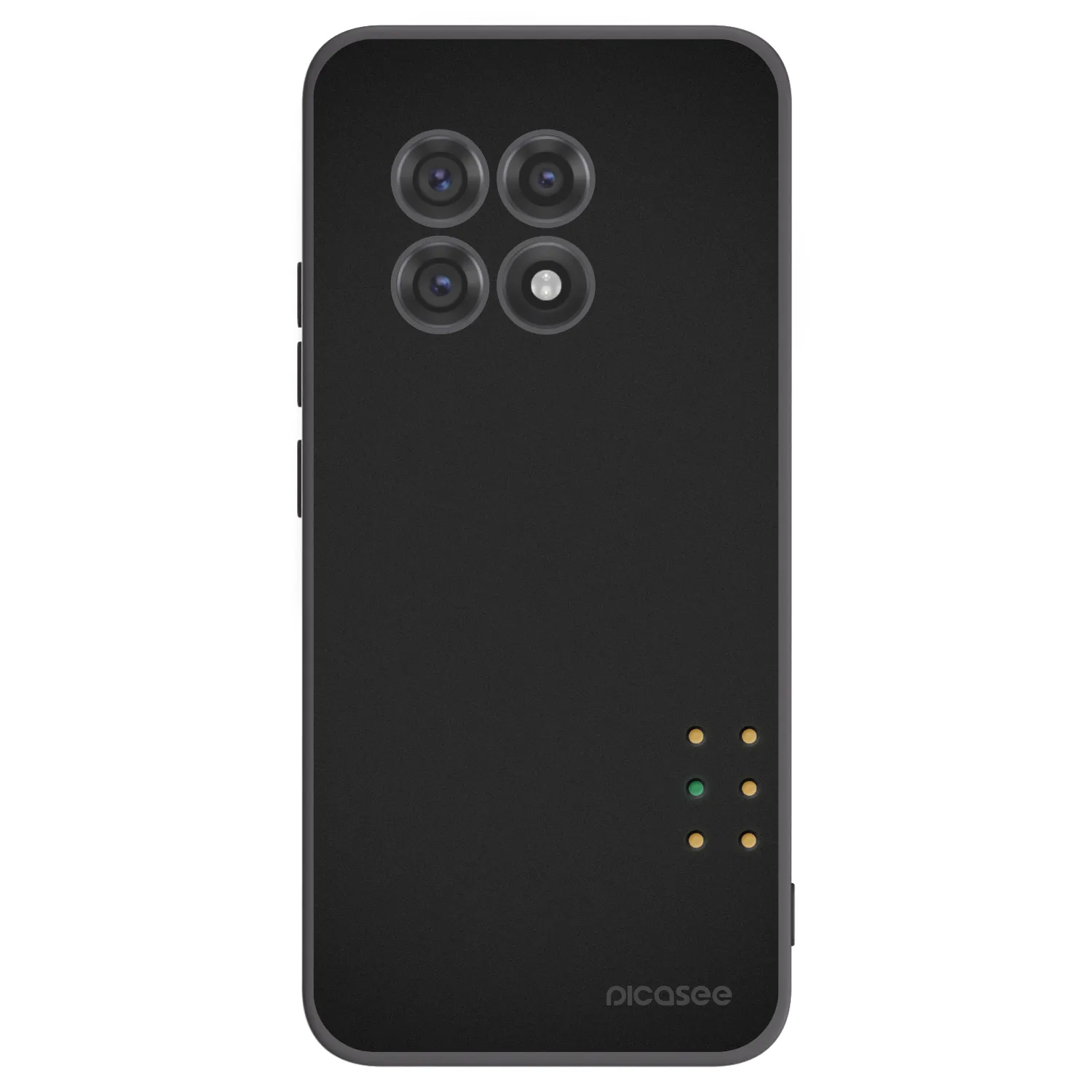 Picasee crna silikonska maskica za OnePlus 13R 5G - Pulse