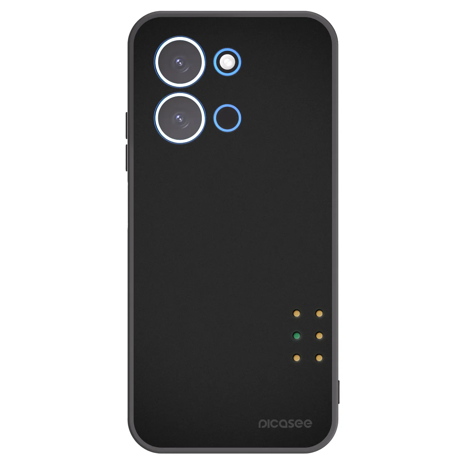 Picasee crna silikonska maskica za Xiaomi Redmi 15C 4G - Pulse