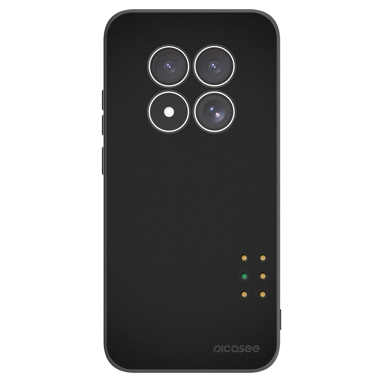 Picasee crna silikonska maskica za Xiaomi Redmi Note 15 Pro 4G - Pulse
