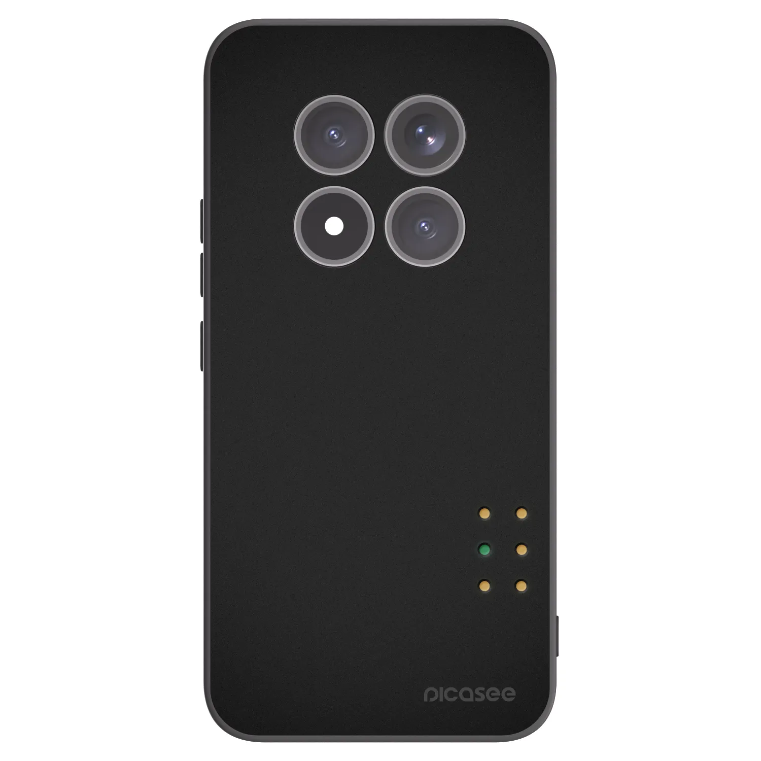 Picasee crna silikonska maskica za Xiaomi Redmi Note 15 Pro+ - Pulse