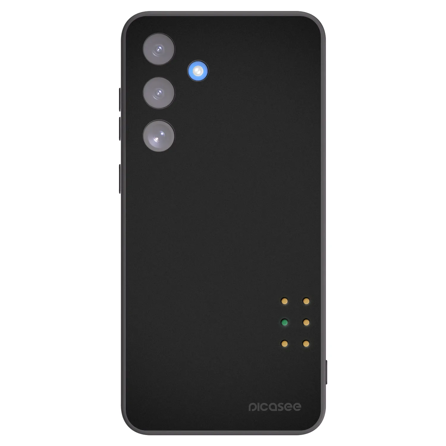 Picasee crna silikonska maskica za Samsung Galaxy S25 FE 5G - Pulse