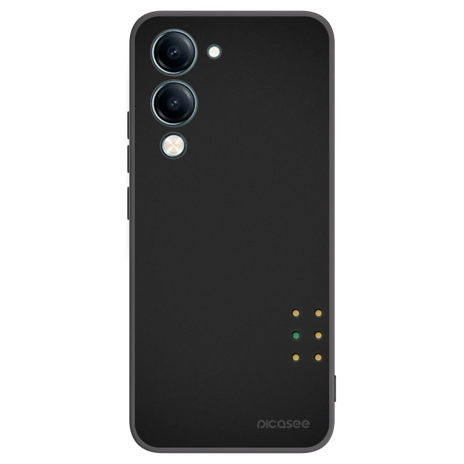 Picasee crna silikonska maskica za Vivo Y29s 5G - Pulse